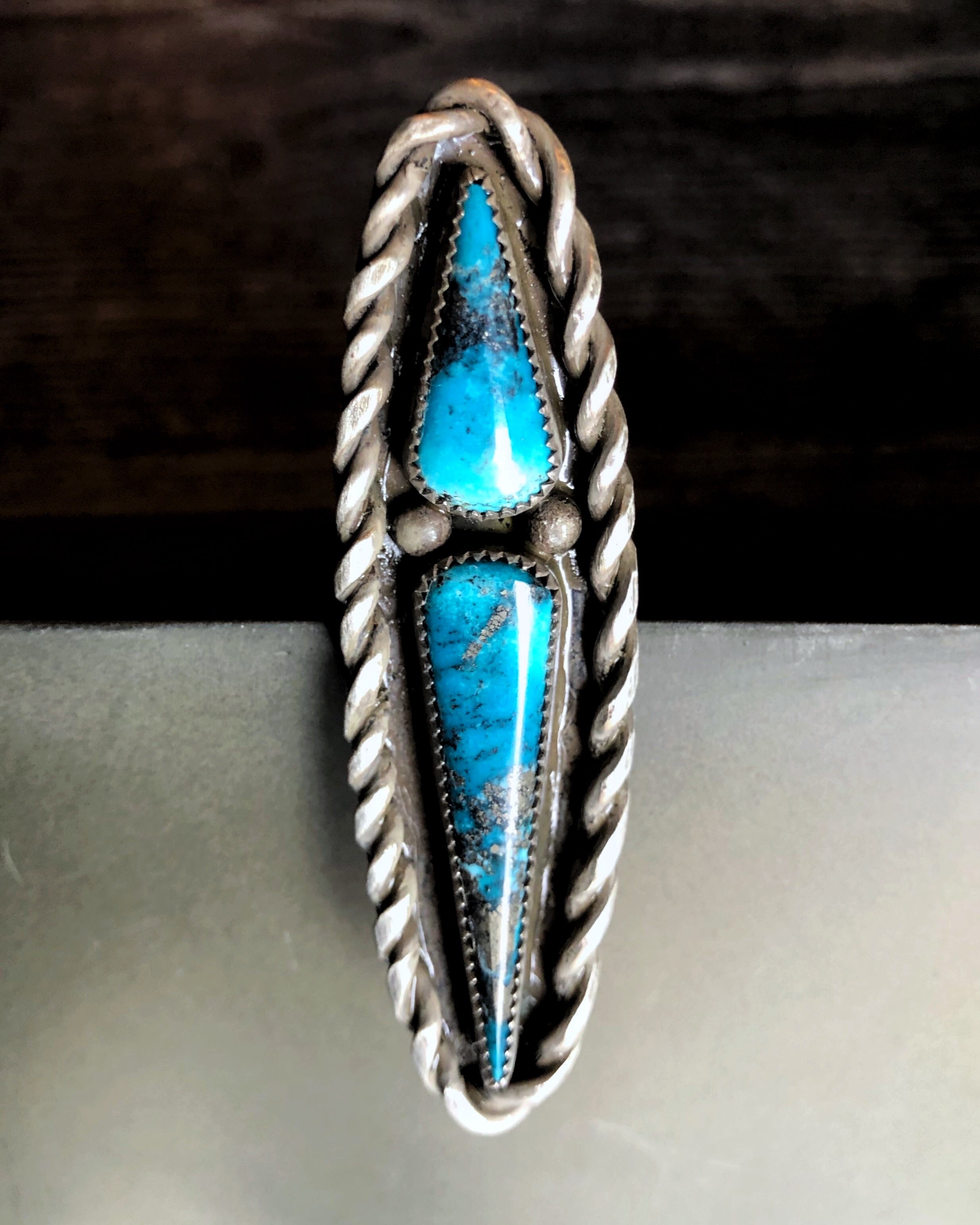 • TALON • Turquoise + Silver Ring