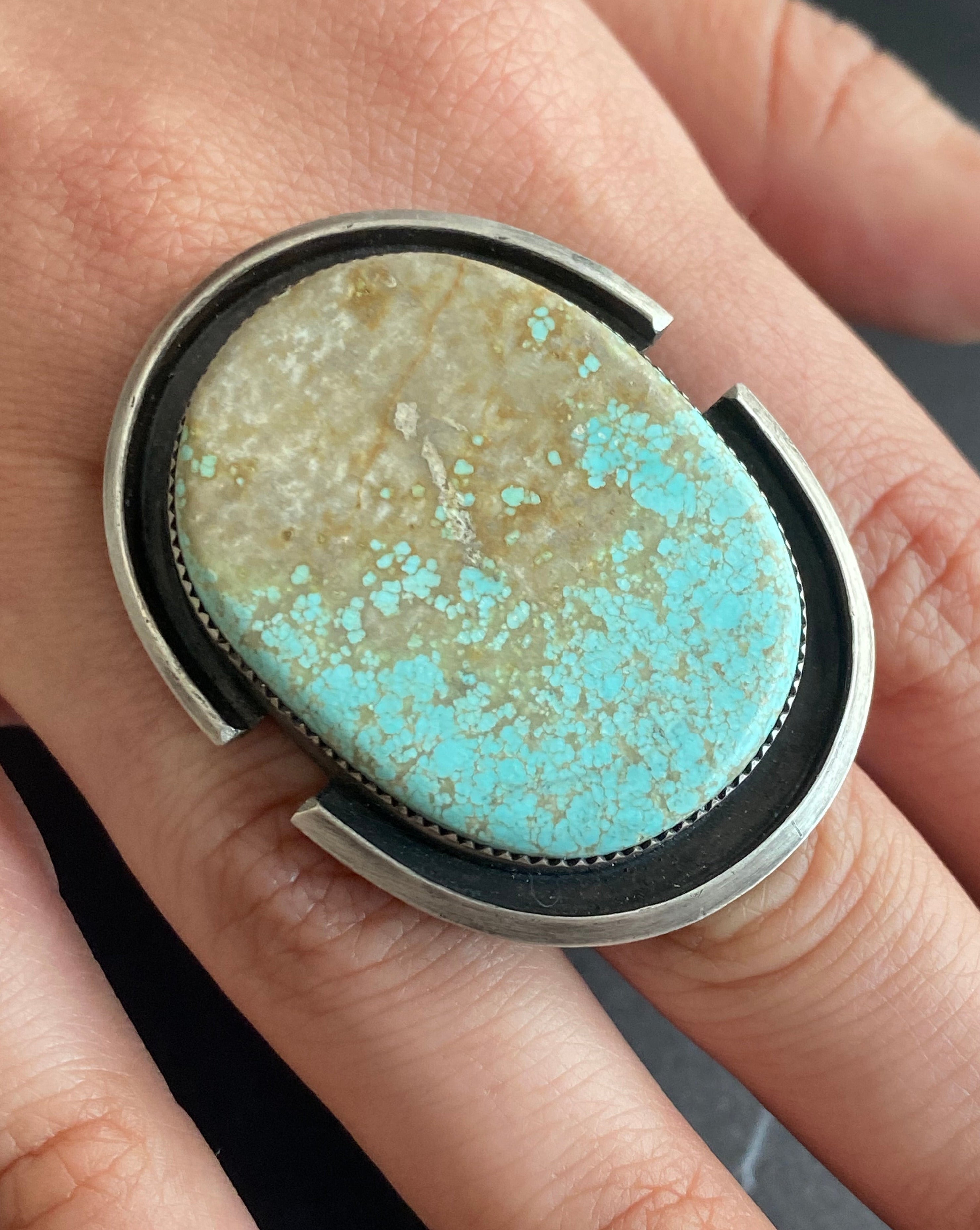 • SPARTAN • turquoise + silver ring