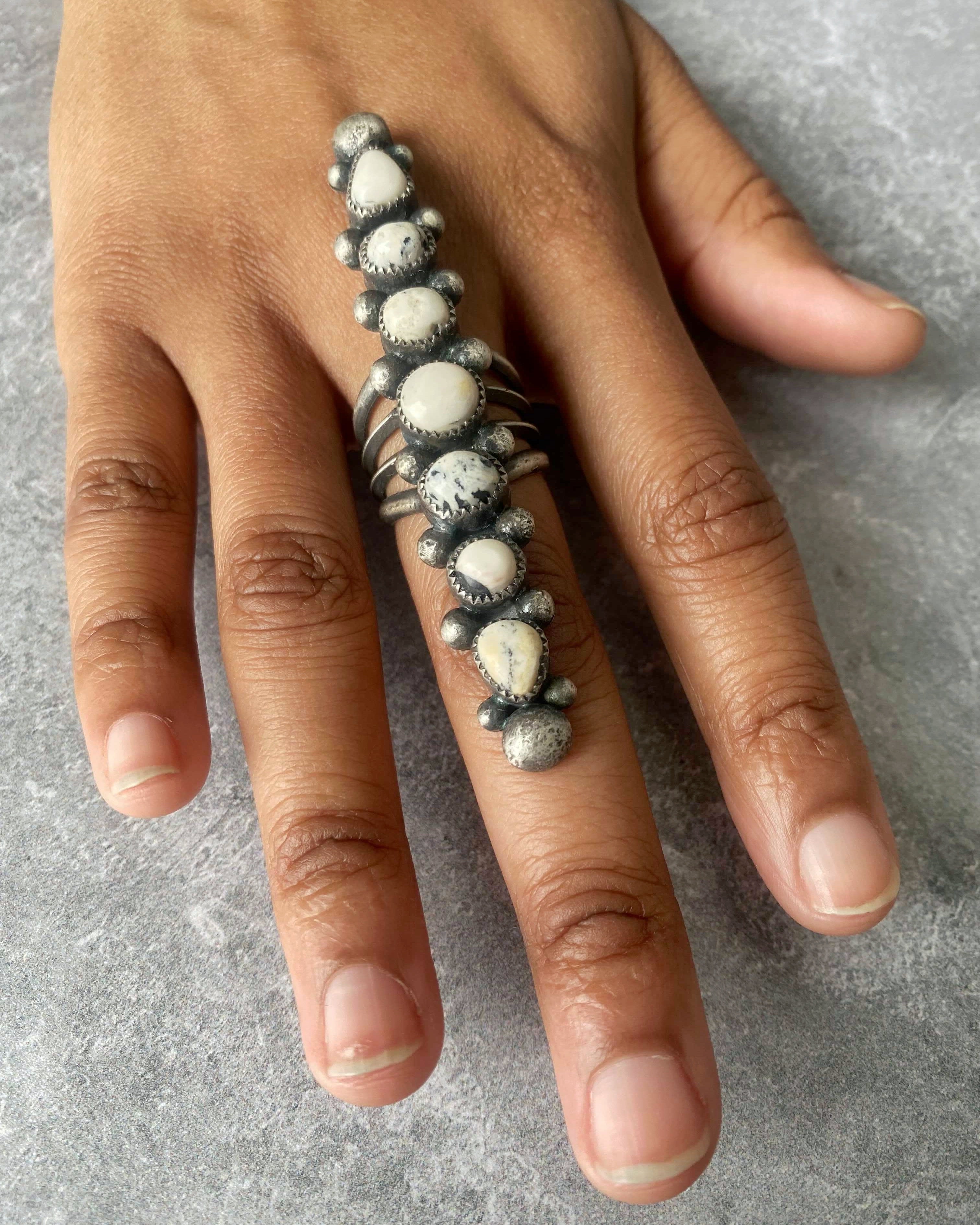 • ALIGNMENT • white buffalo + silver ring