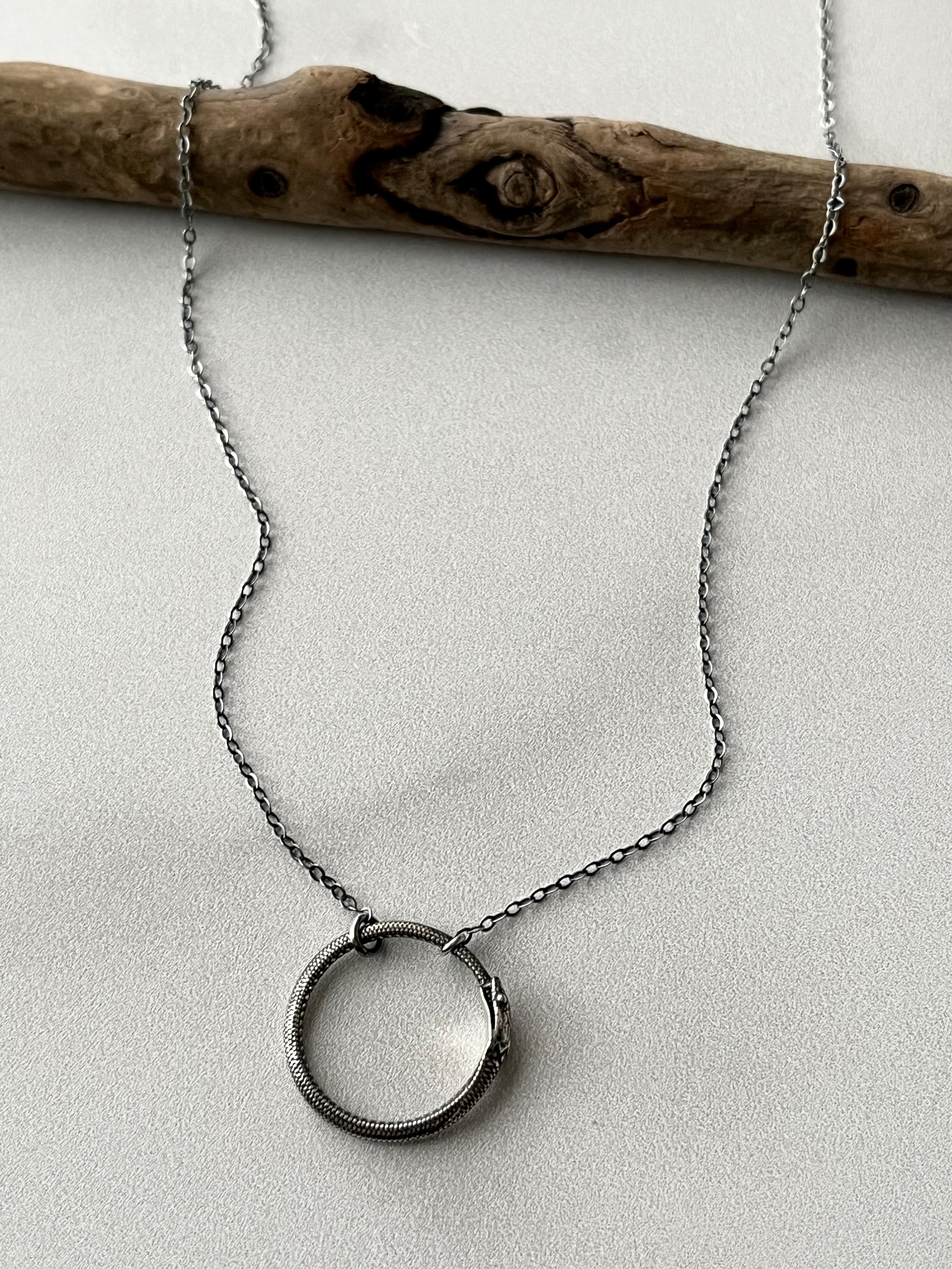 •OUROBOROS•  silver necklace