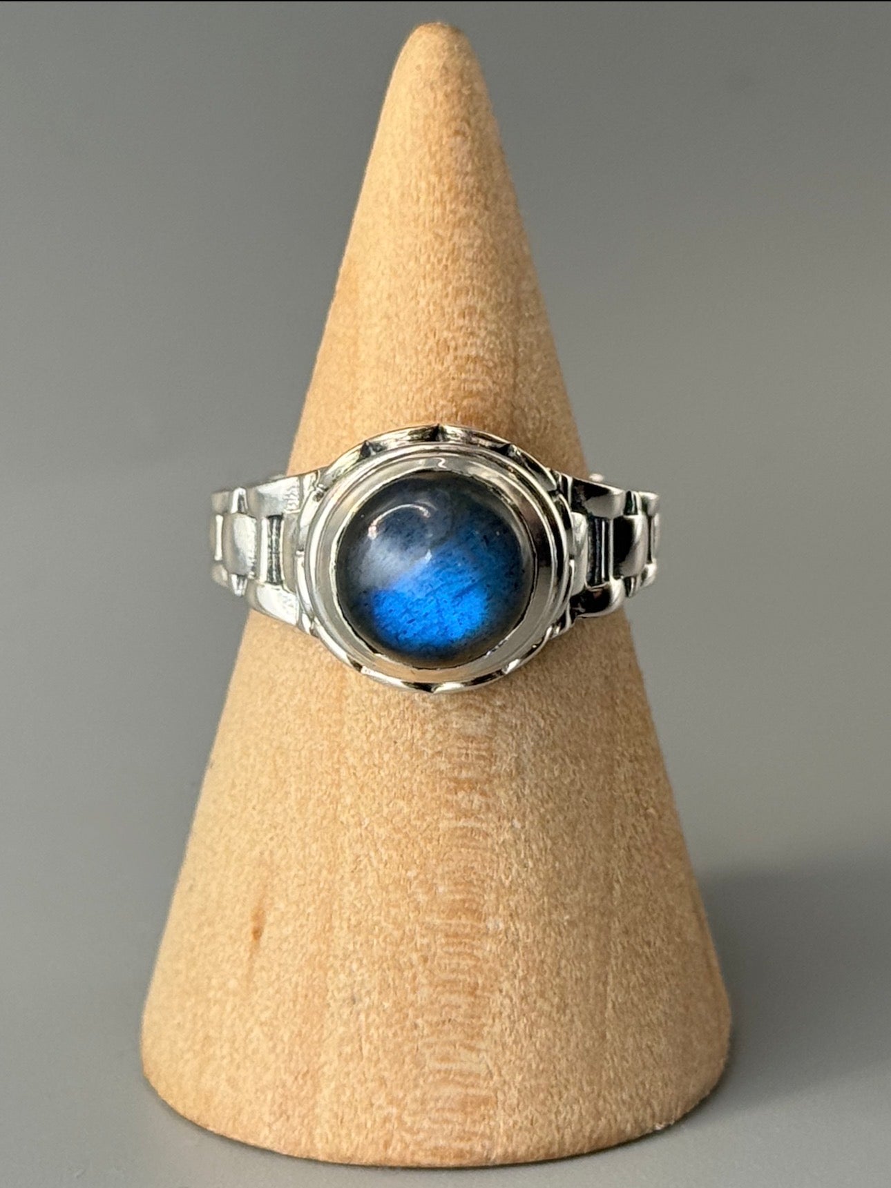 •LABRADORITE - TIMEKEEPER• sterling silver ring (various sizes)