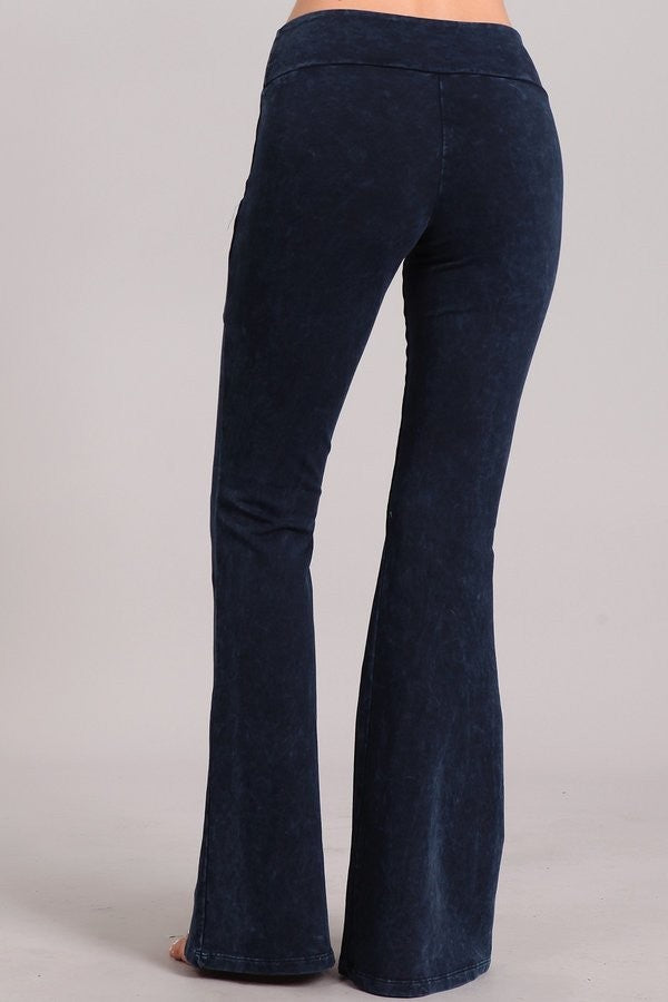 •CHER - ELECTRIC BLUE• cotton blend bell bottoms