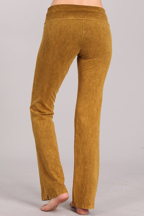 •BOWIE - BUTTERSCOTCH• cotton blend bootcut pants