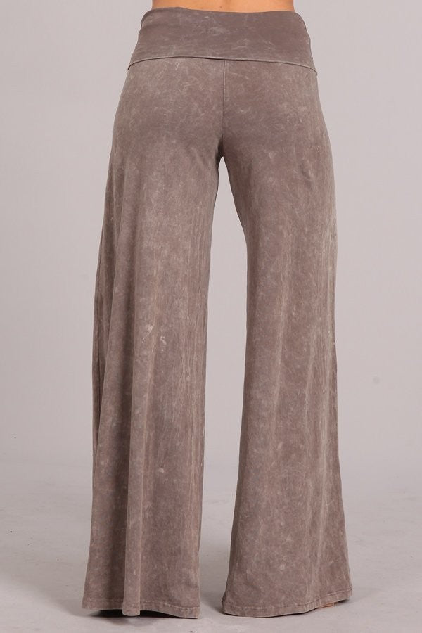 •BIANCA - DESERT TAUPE• cotton blend wide leg pants