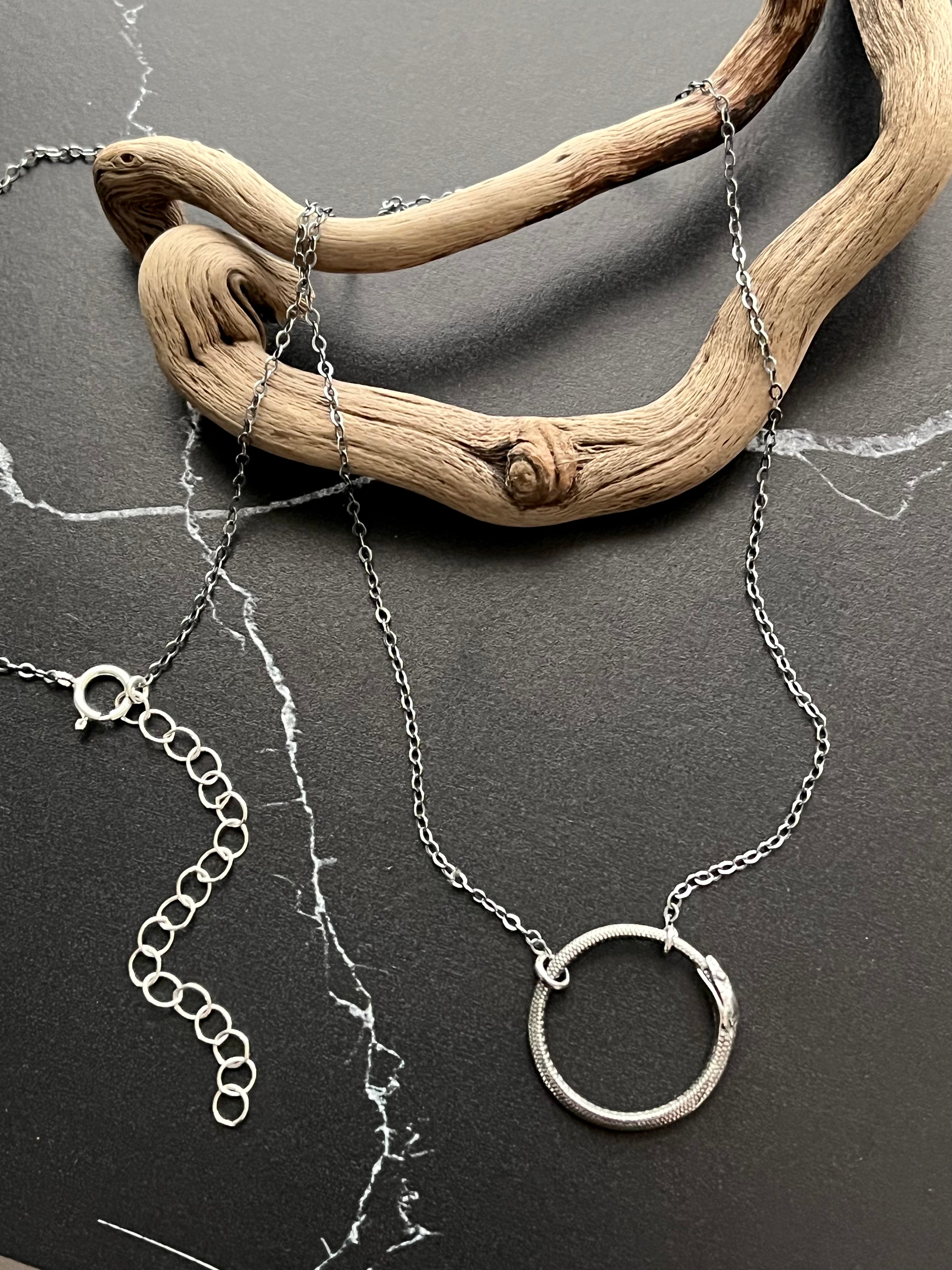 •OUROBOROS•  silver necklace