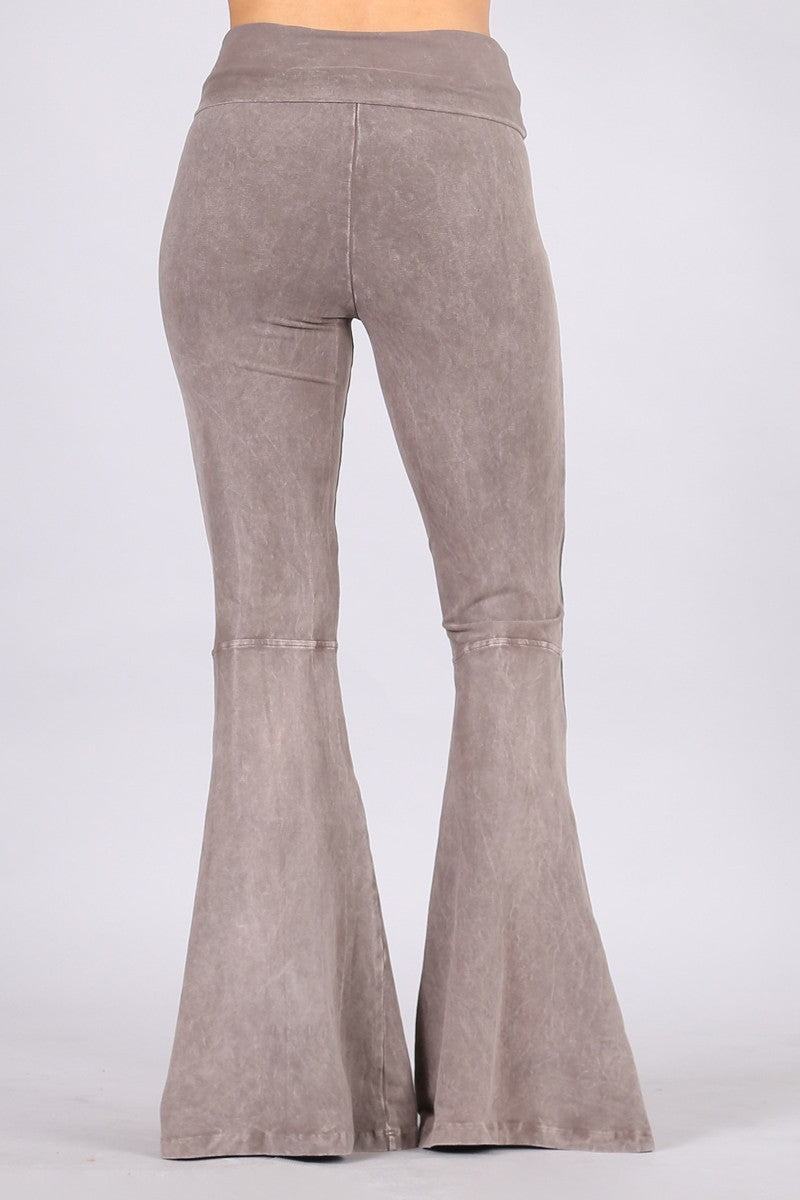 •STEVIE - DESERT TAUPE• cotton blend bell bottoms