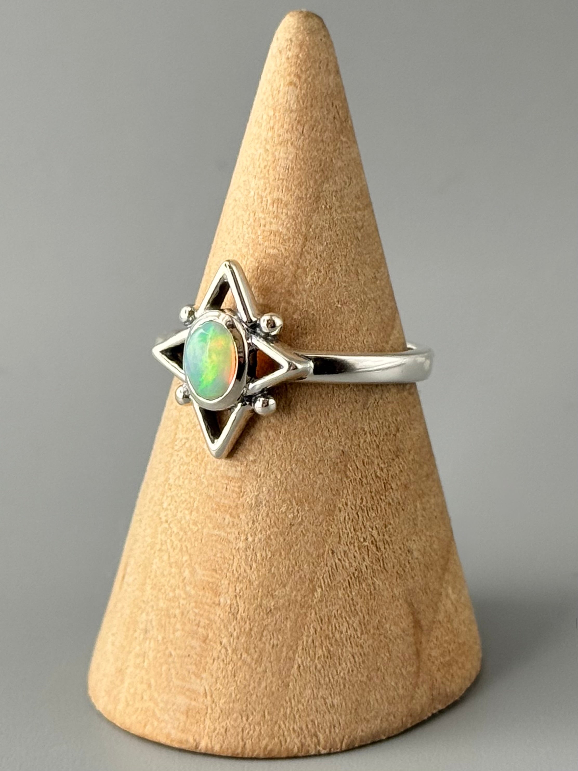 •ETHIOPIAN OPAL - POLARIS• sterling silver ring (various sizes)