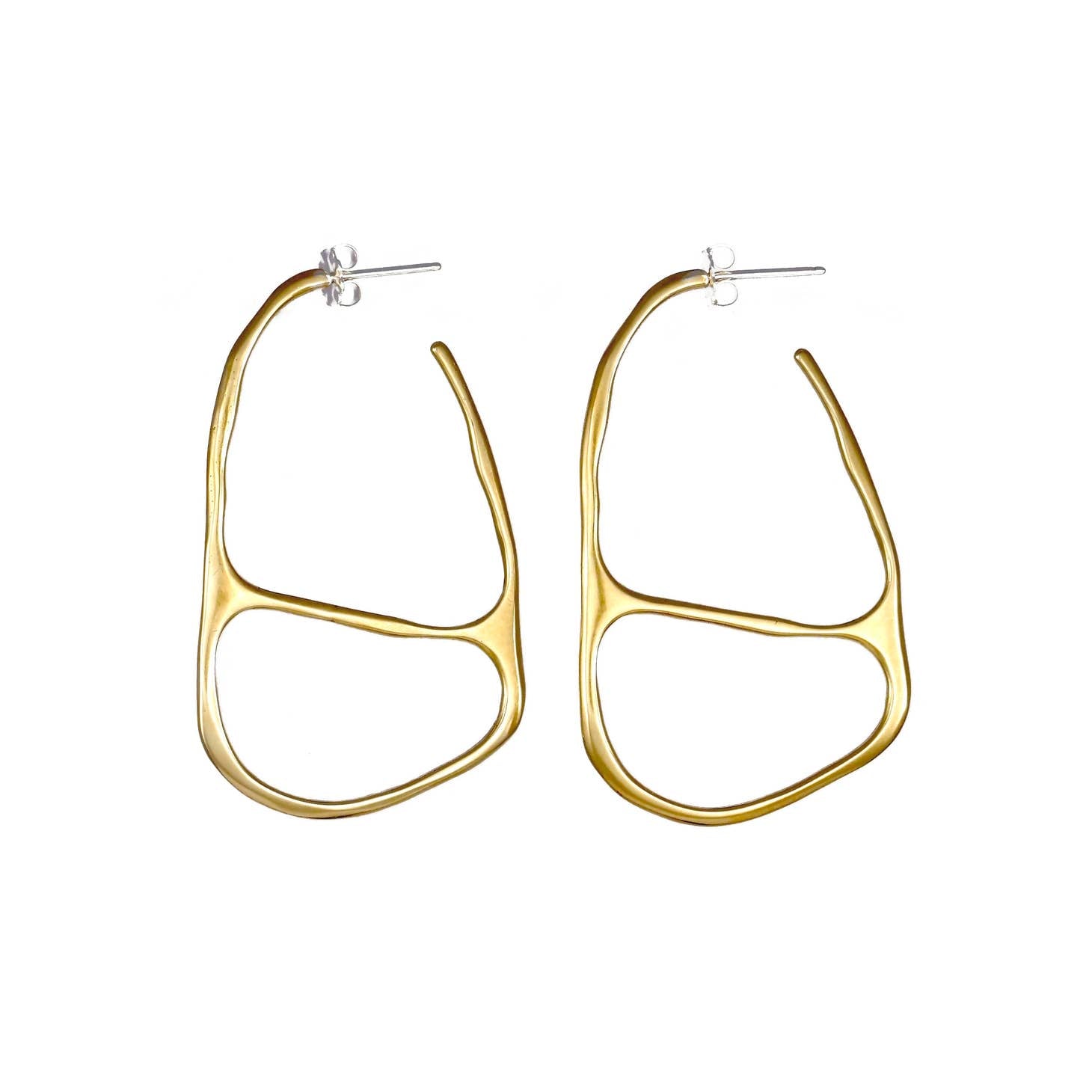 • OSSO • gold hoop earrings