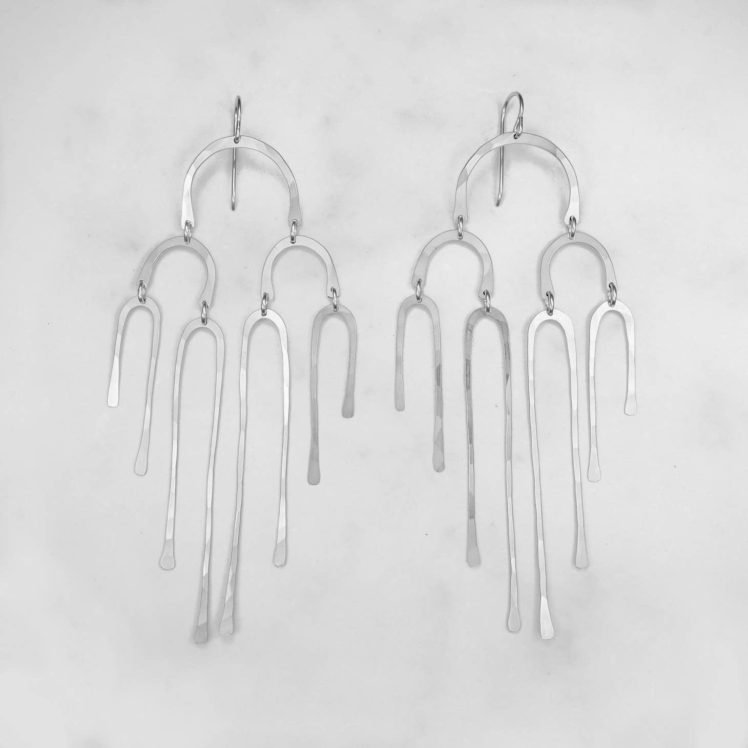• LOLA • silver dangle earrings
