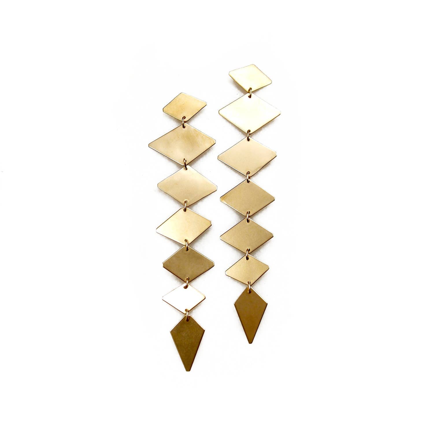 •DIAMOND LINA• gold post earrings