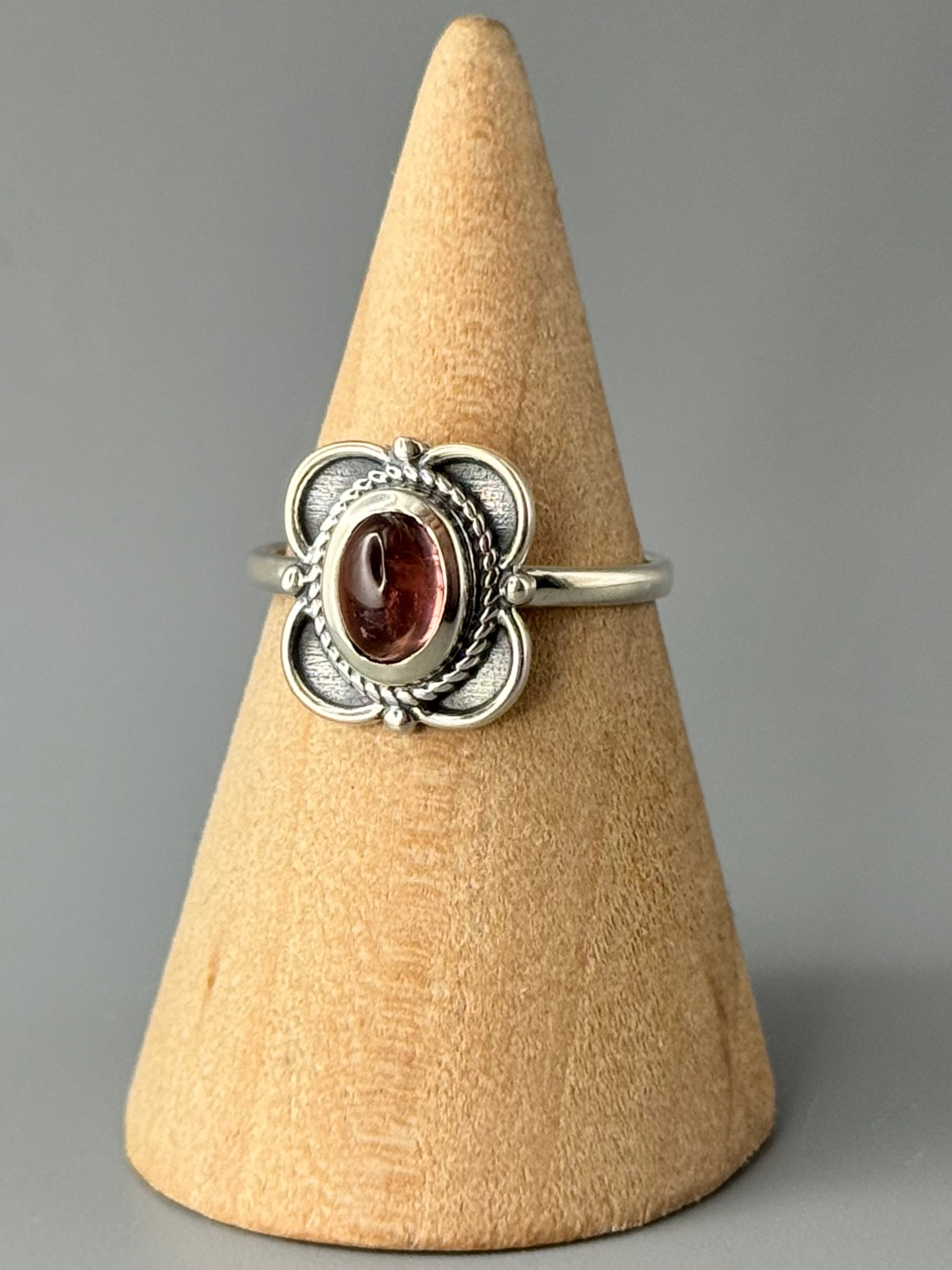 •TOURMALINE - MARIPOSA• sterling silver ring (size 7)