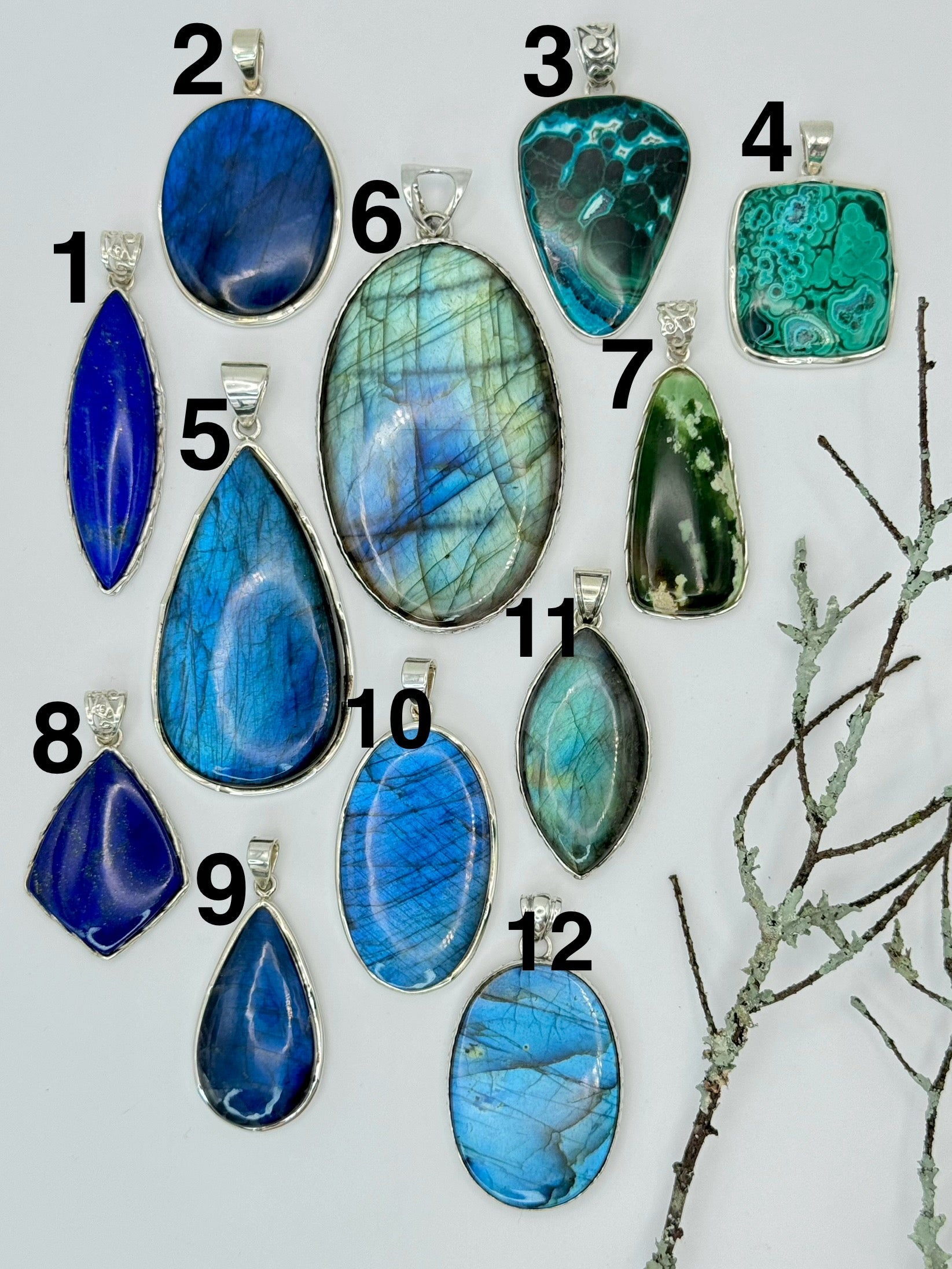 •WATER• pendants