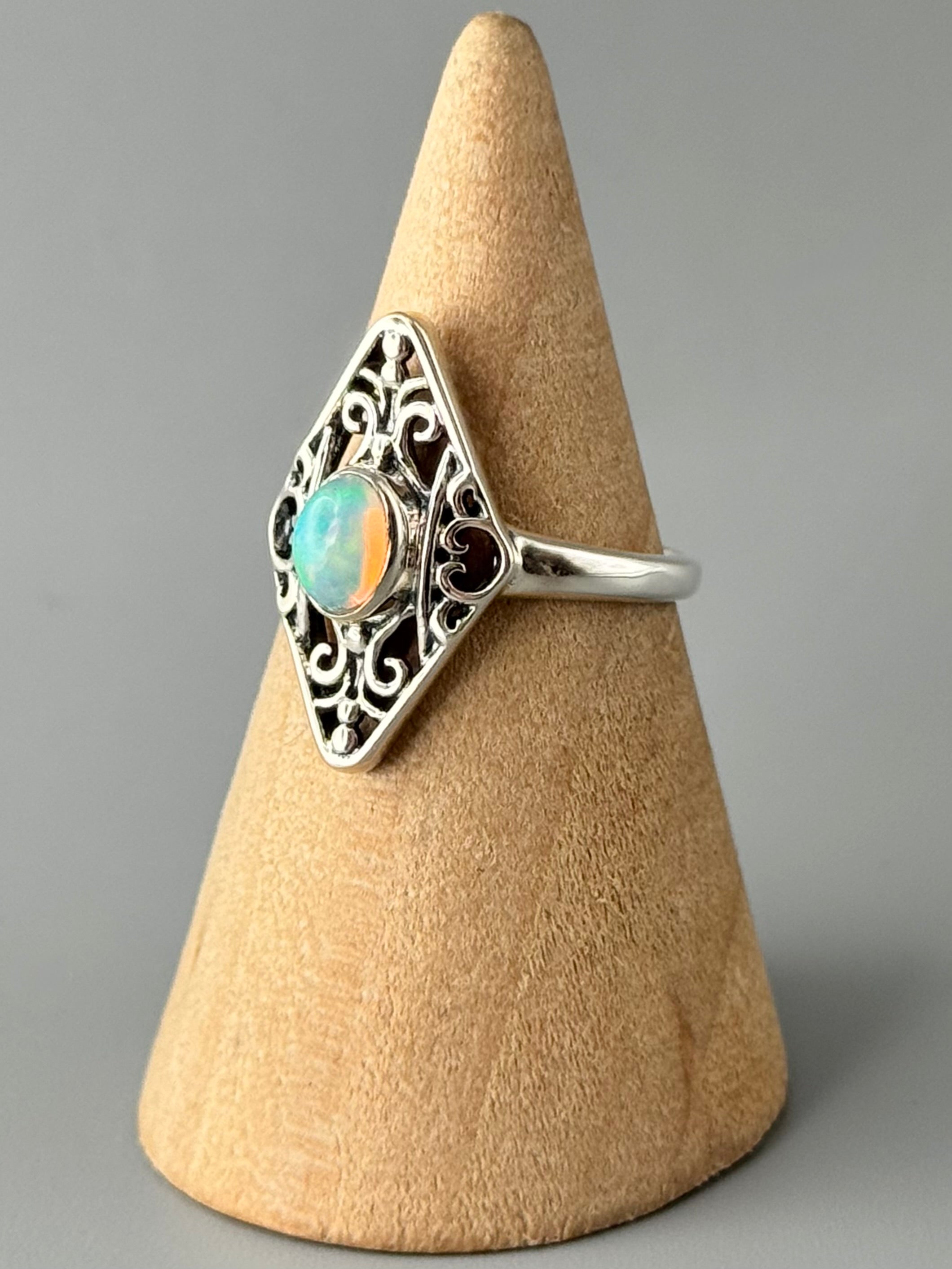 •ETHIOPIAN OPAL - MORIA• sterling silver ring (various sizes)