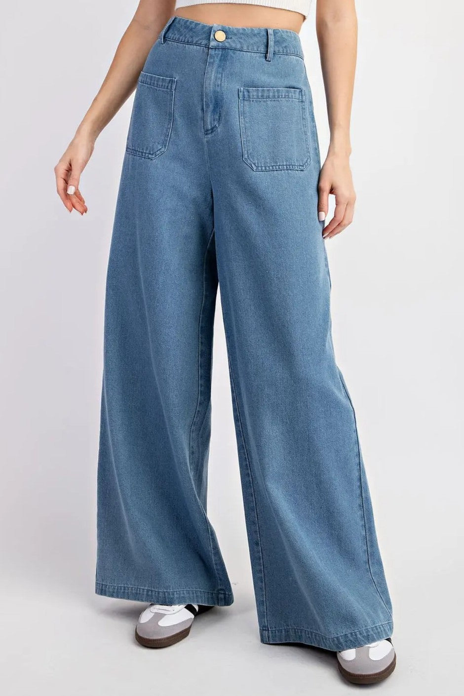 •MILA• wide leg denim pants