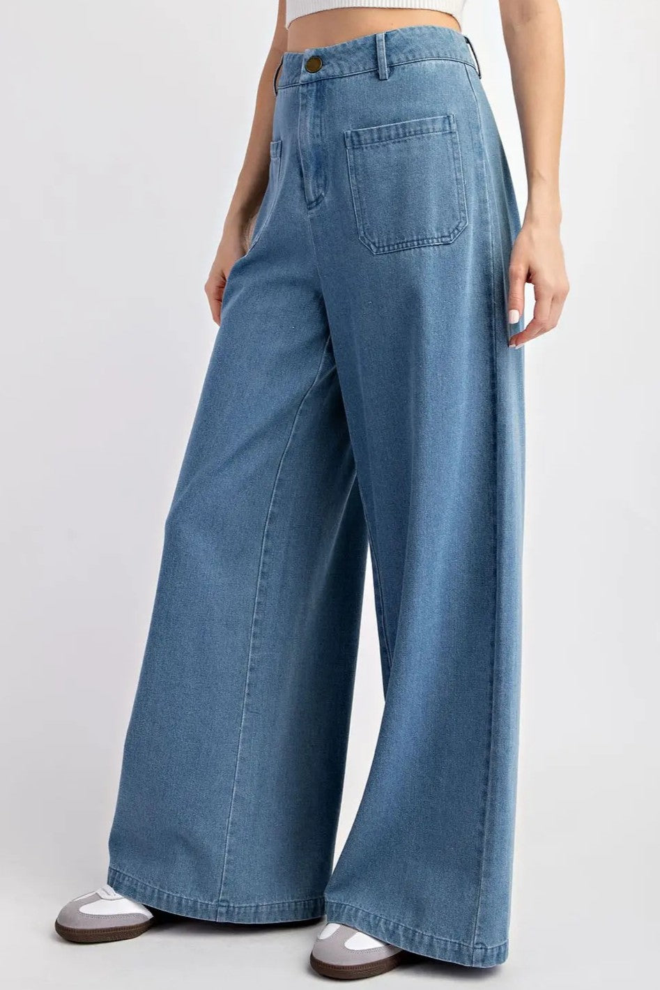 •MILA• wide leg denim pants