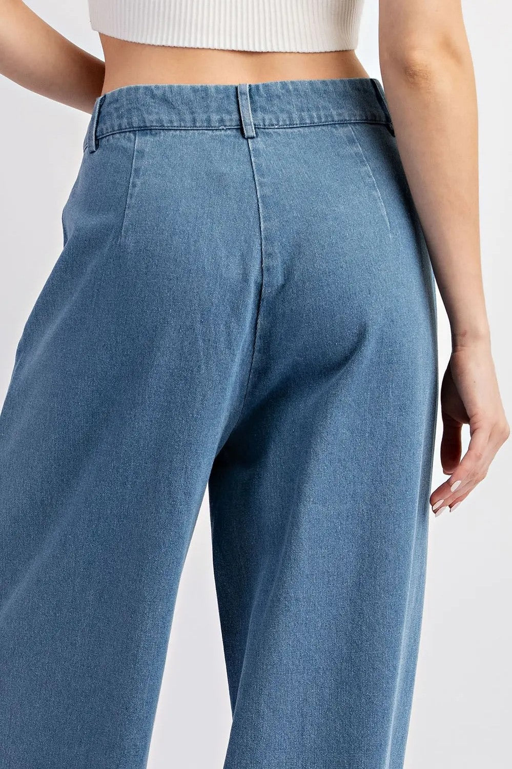 •MILA• wide leg denim pants