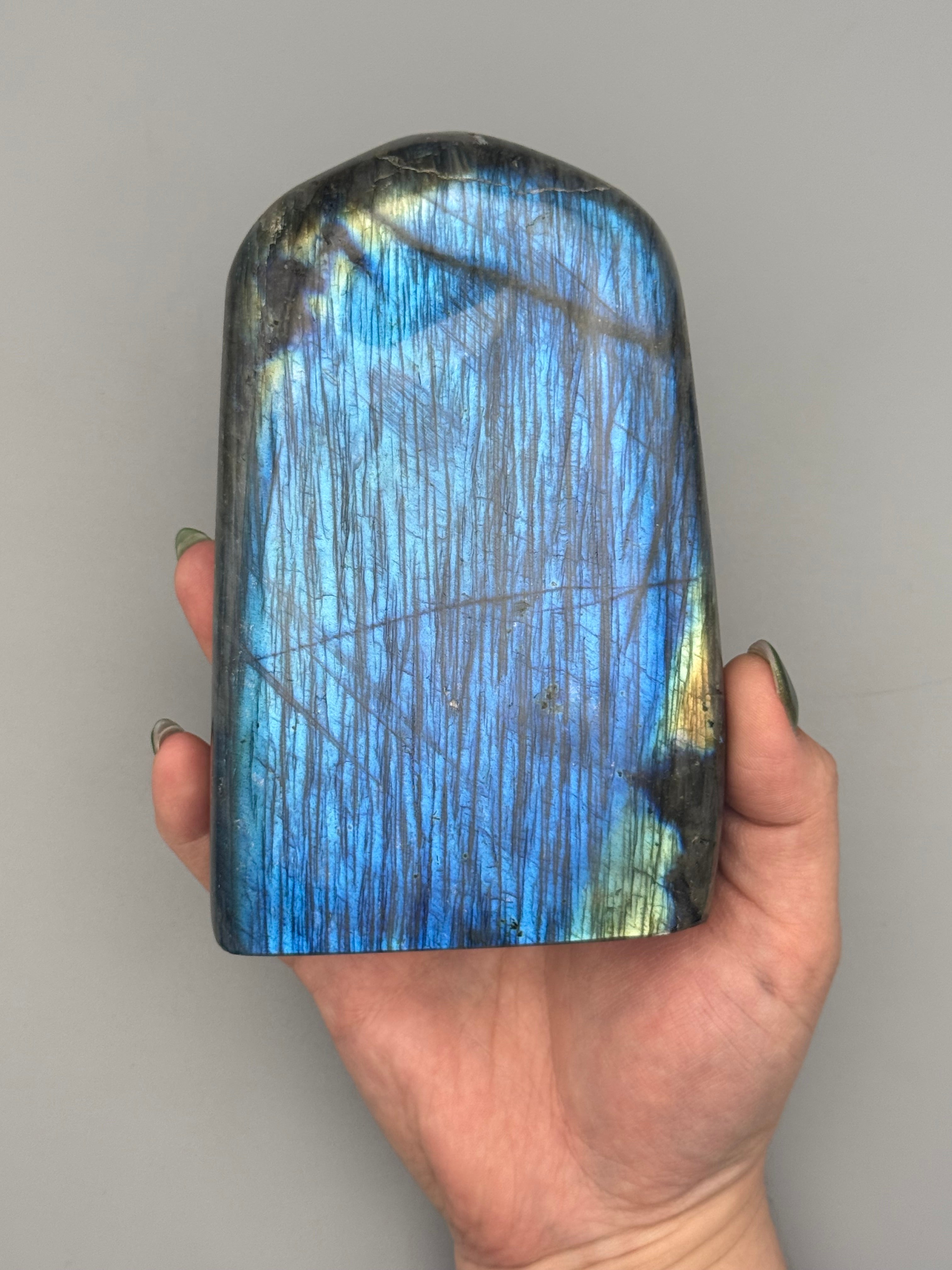 •LABRADORITE• smooth freeform