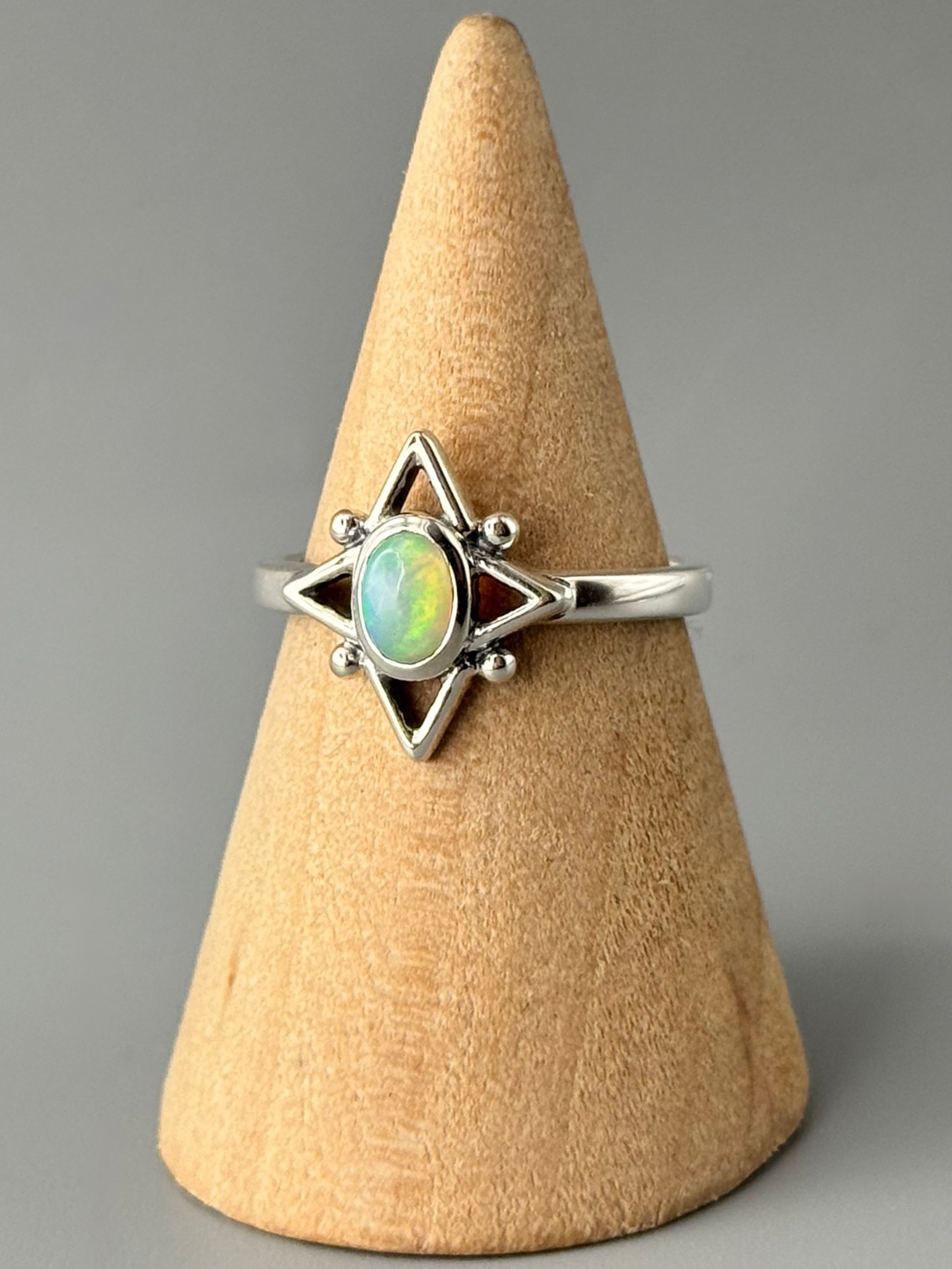 •ETHIOPIAN OPAL - POLARIS• sterling silver ring (various sizes)