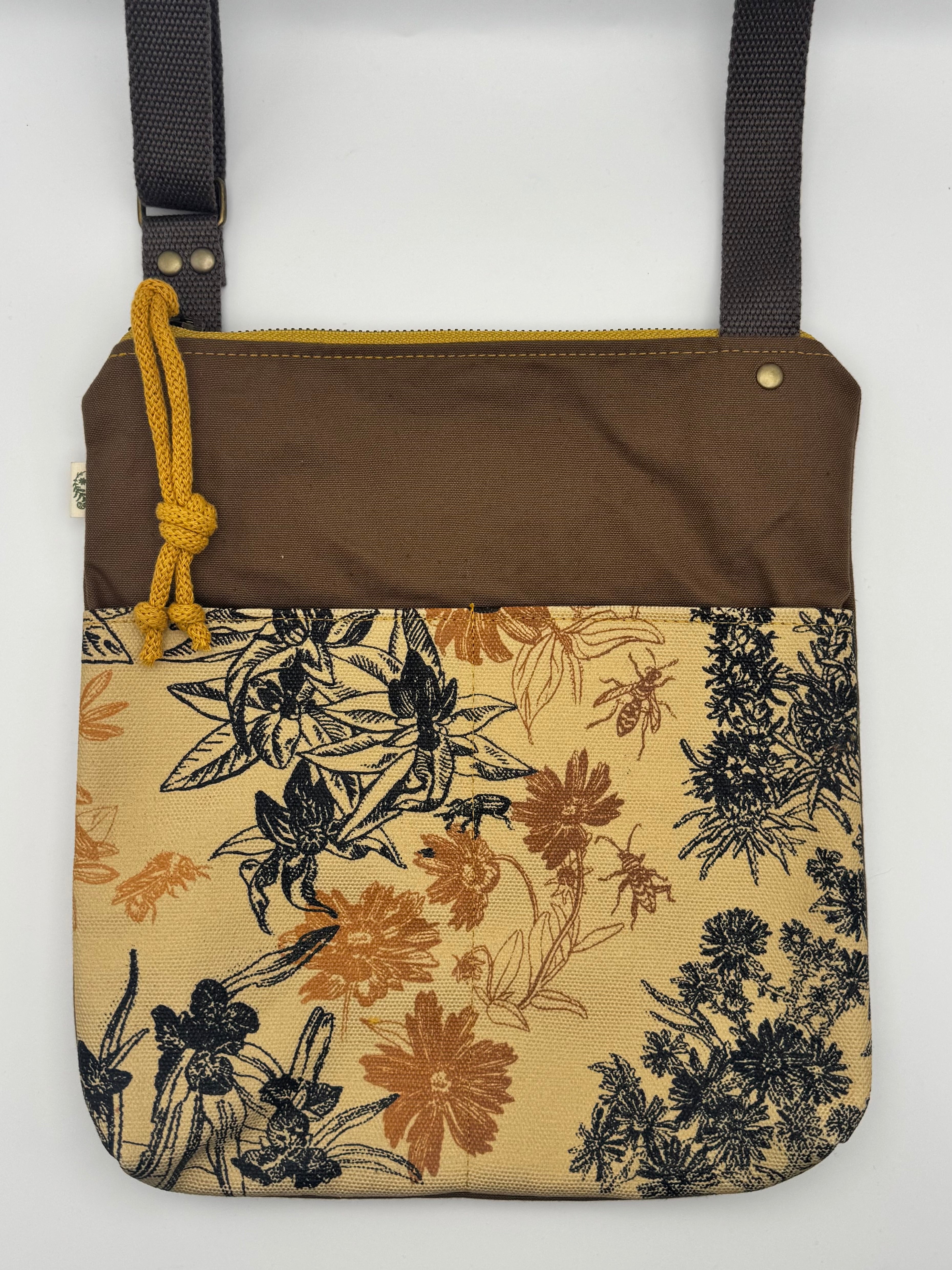•WEEKDAYER - WILDFLOWERS• waxed canvas crossbody