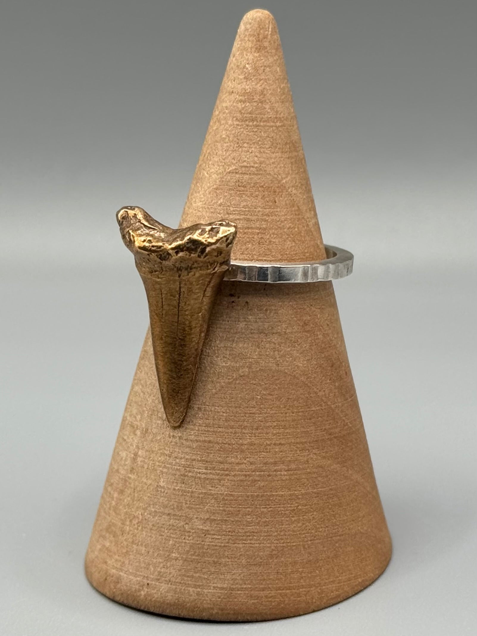 •SHARKS TOOTH CAST• mixed metal ring
