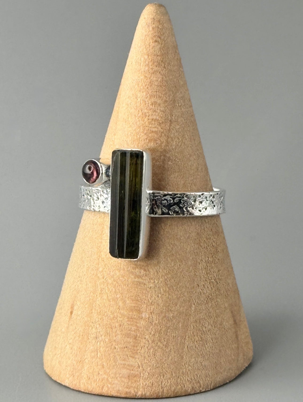 •TOURMALINE - IO• sterling silver ring (various sizes)