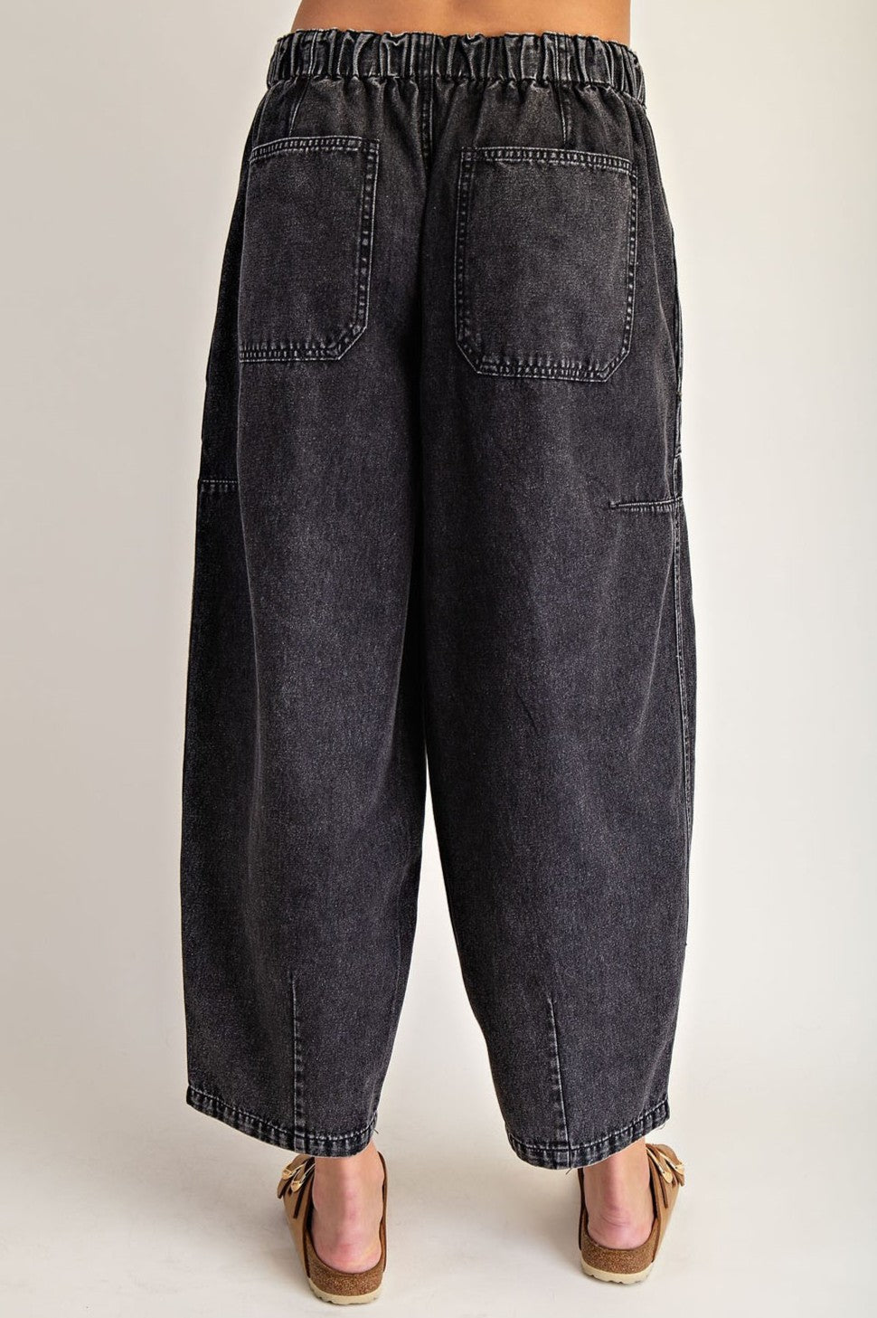 •FINN• cropped cotton blend pants