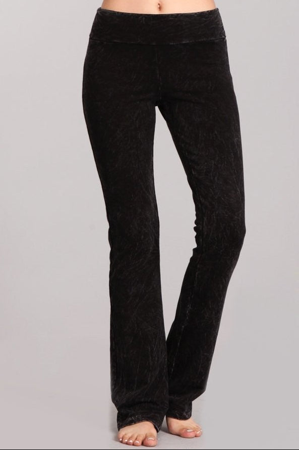 •KENDALL• cotton blend bootcut pants