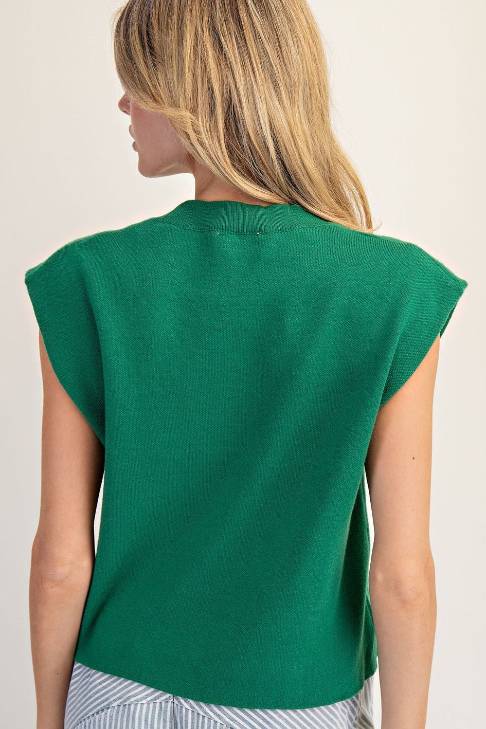 •SAM• sweater knit muscle top