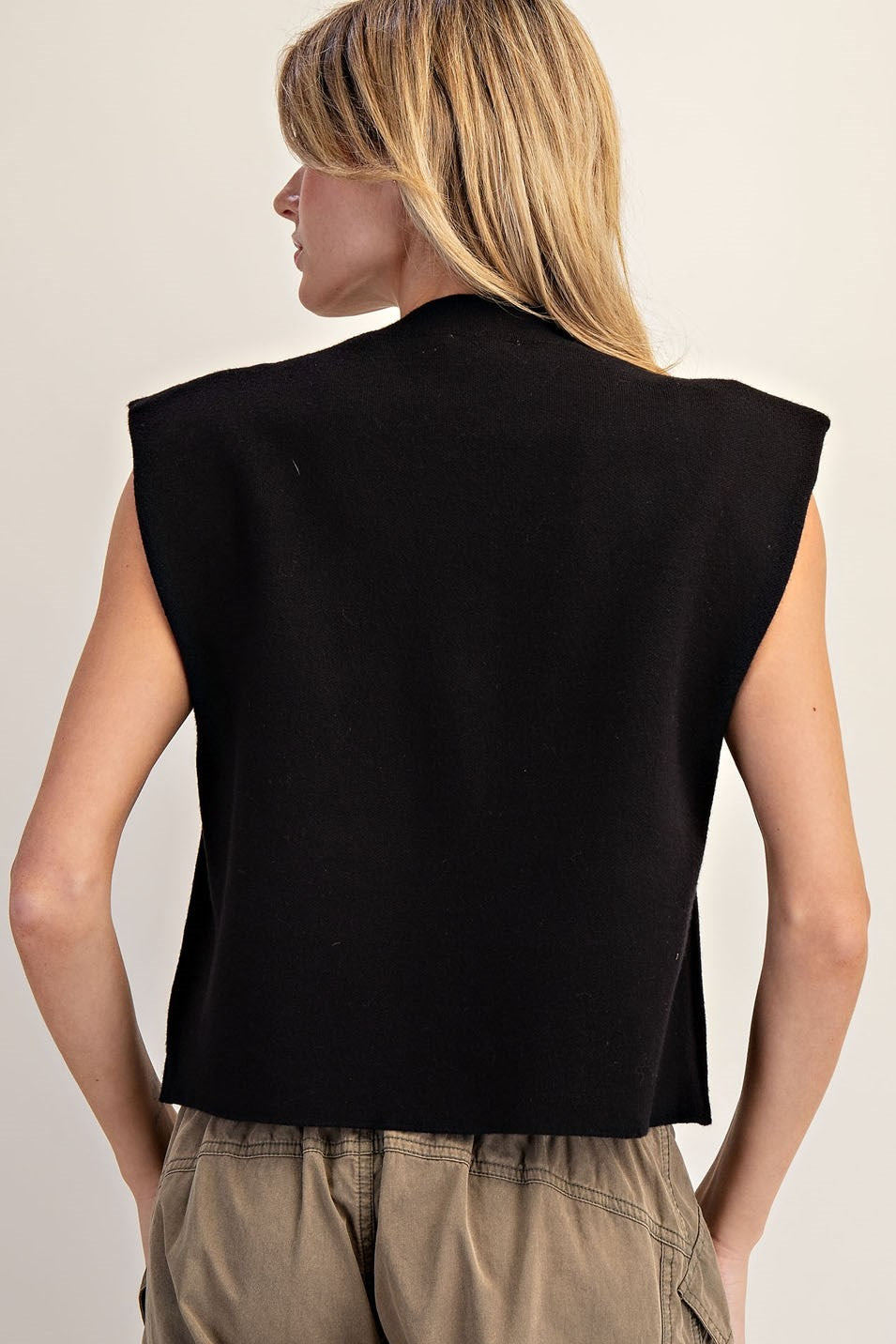 •SAM• sweater knit muscle top