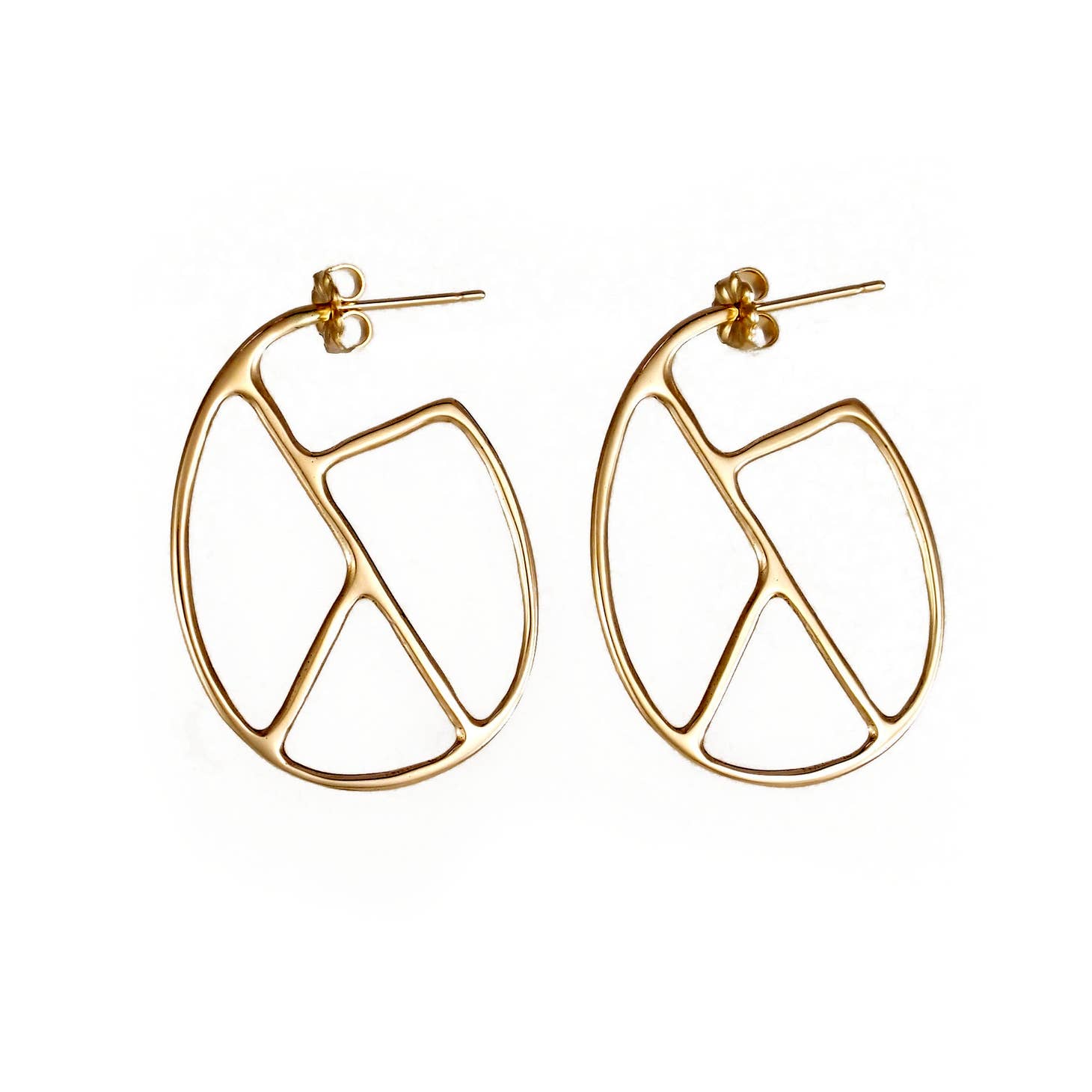 • ONDA • gold hoop earrings