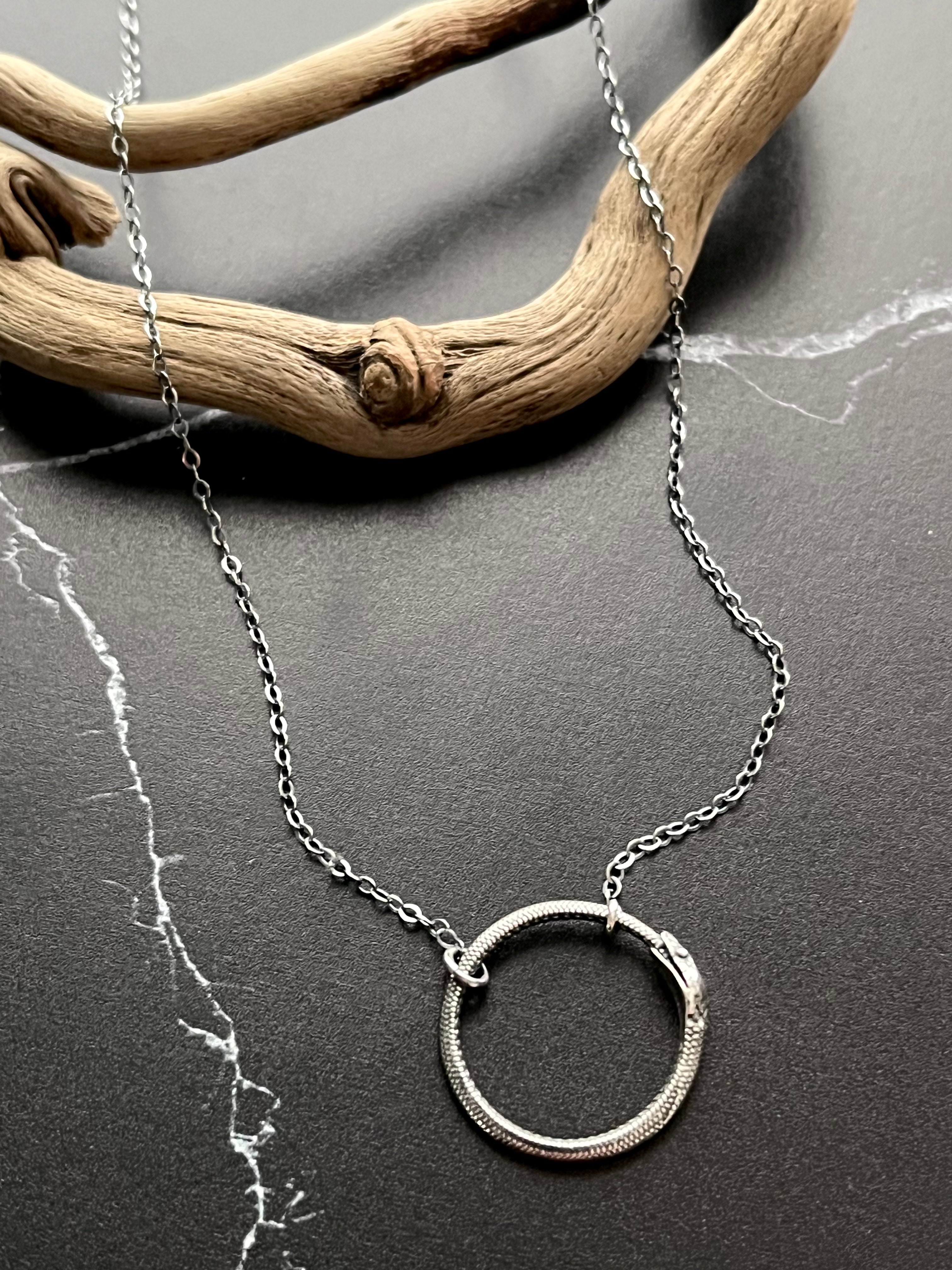 •OUROBOROS•  silver necklace