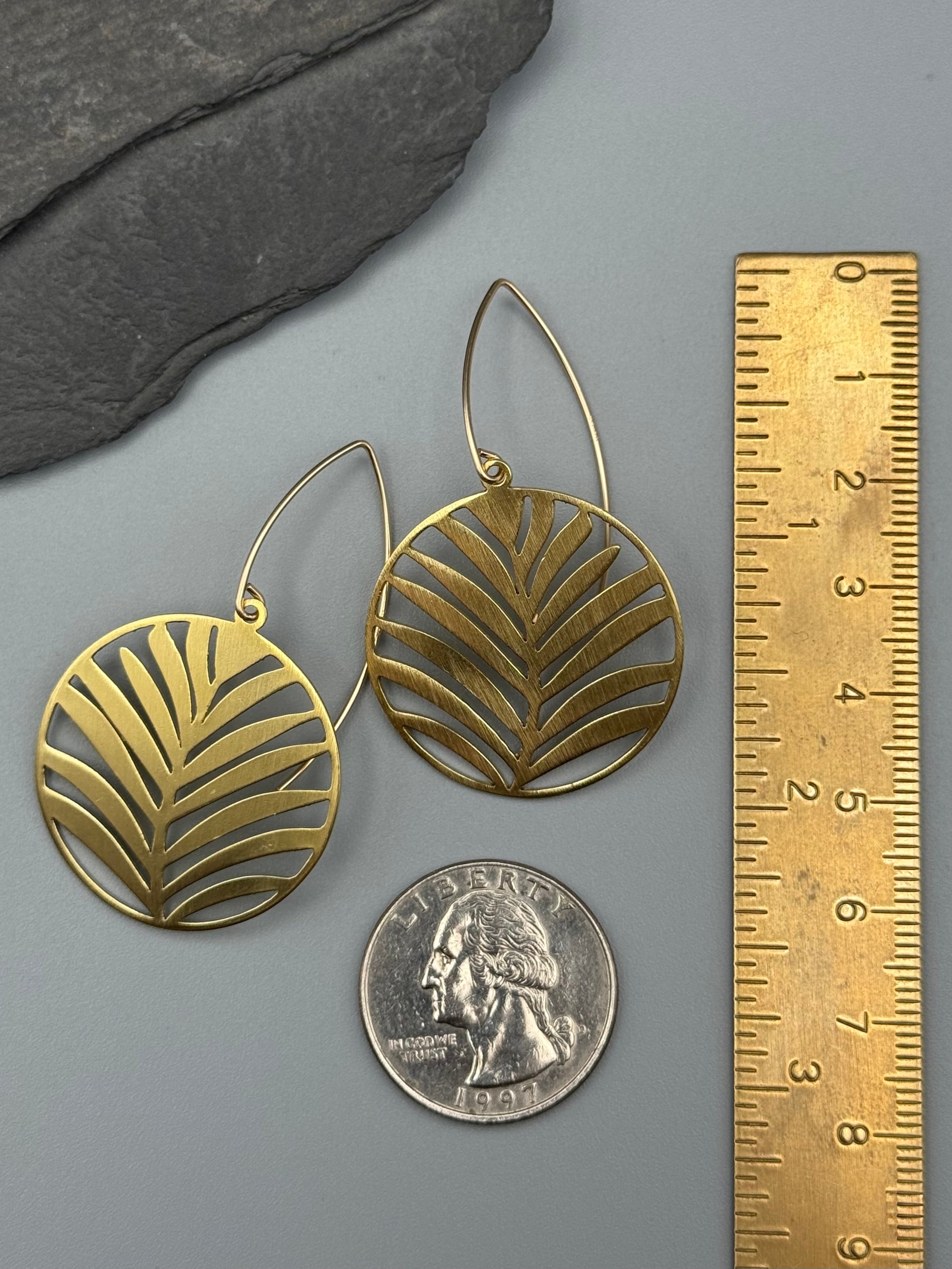 •AVENTURA• gold dangle earrings