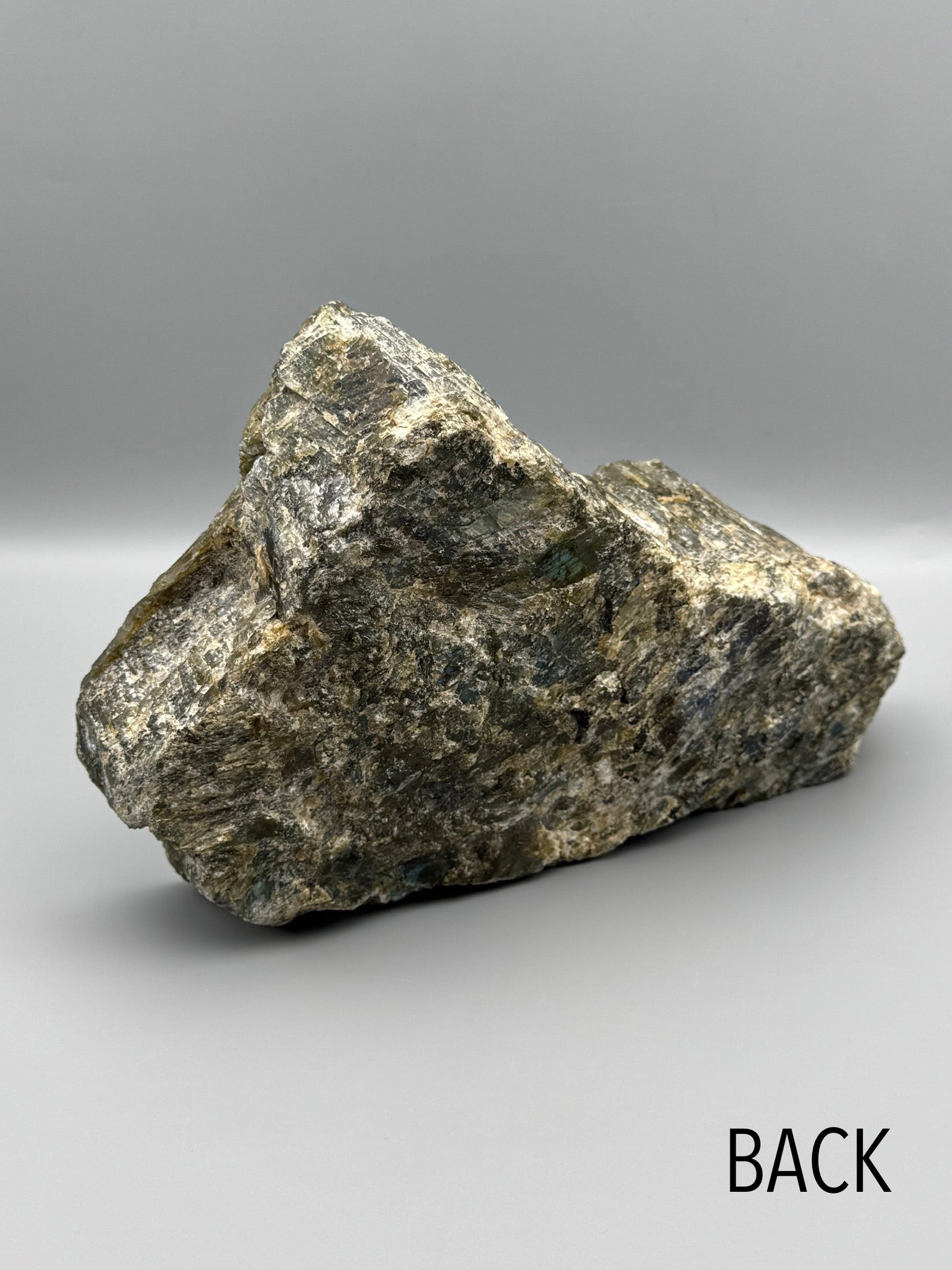 •LABRADORITE• half polished freeform