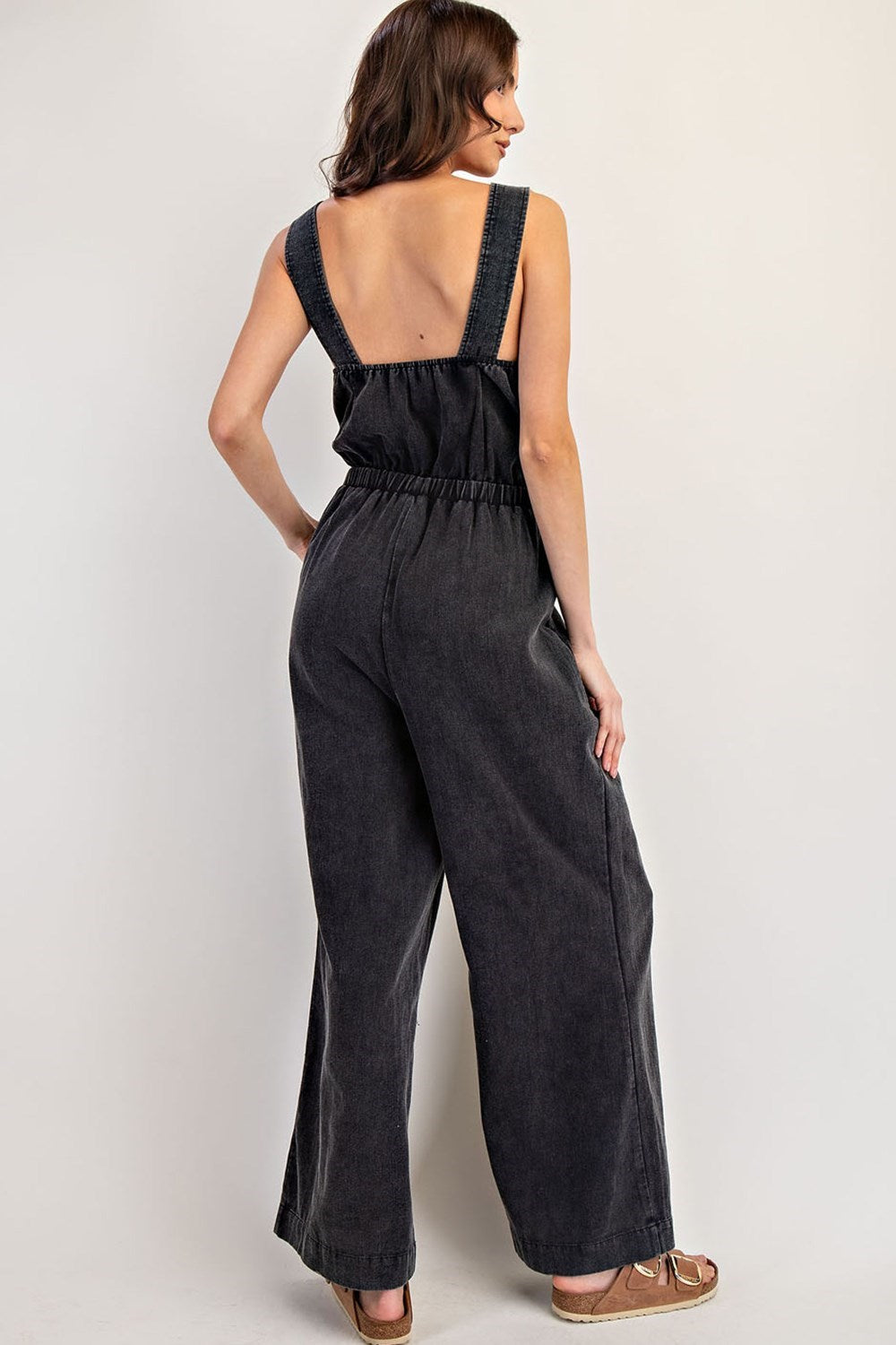 •ABERDEEN• sleeveless square neck jumpsuit