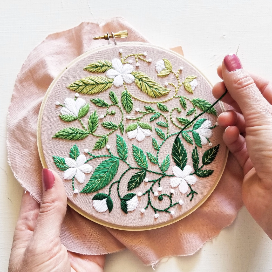 •BLISSFUL BLOOMS• beginner friendly embroidery kit