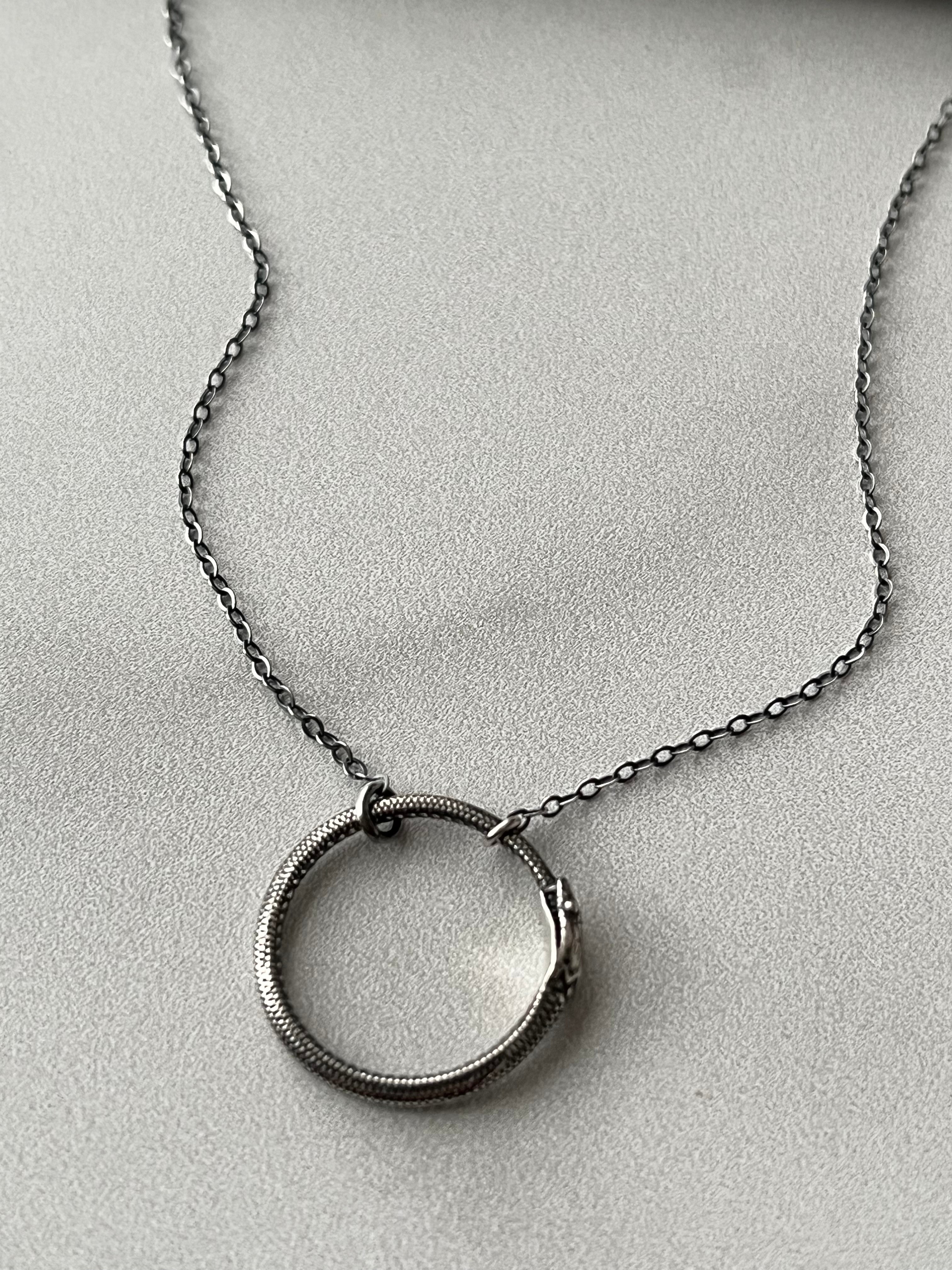 •OUROBOROS•  silver necklace