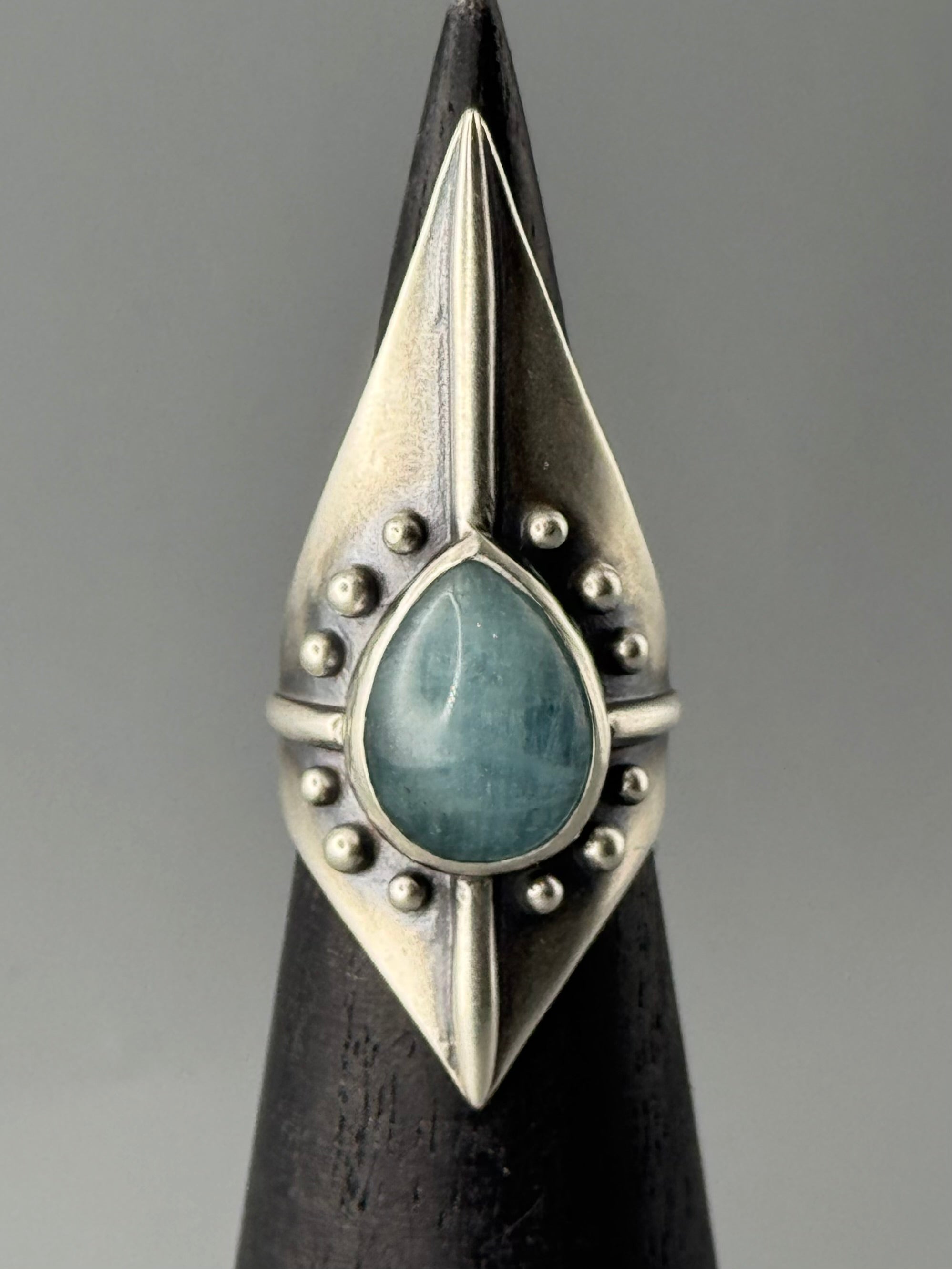 •AVALON• aquamarine + silver ring