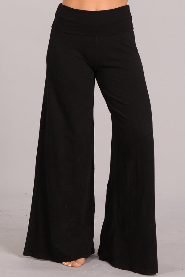 •BIANCA• cotton blend wide leg pants (USA)