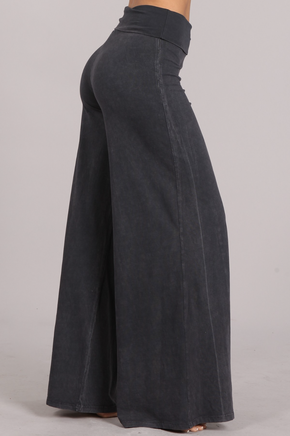 •BIANCA• cotton blend wide leg pants
