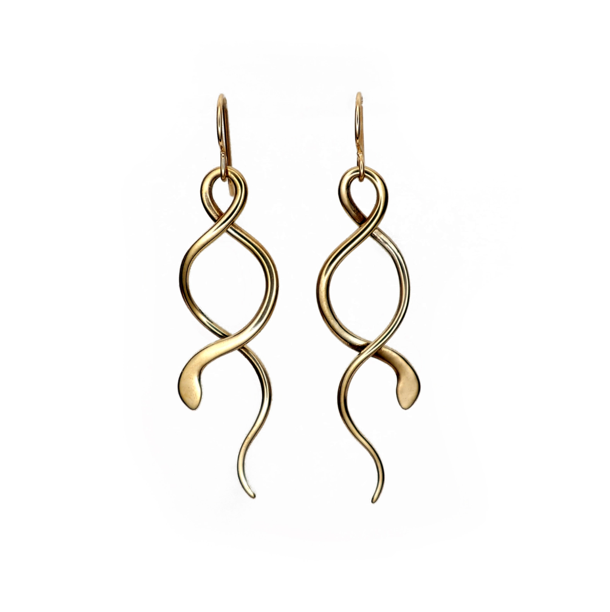 •ASP• gold dangle earrings