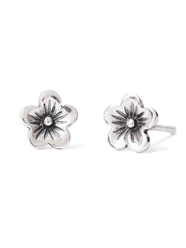 •CHERRY BLOSSOM• recycled silver stud earrings
