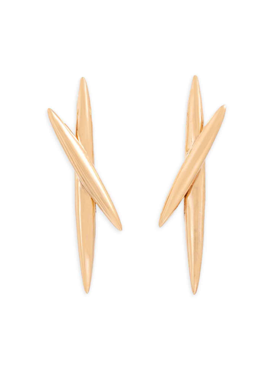 •YOU ARE HERE• bronze stud earrings