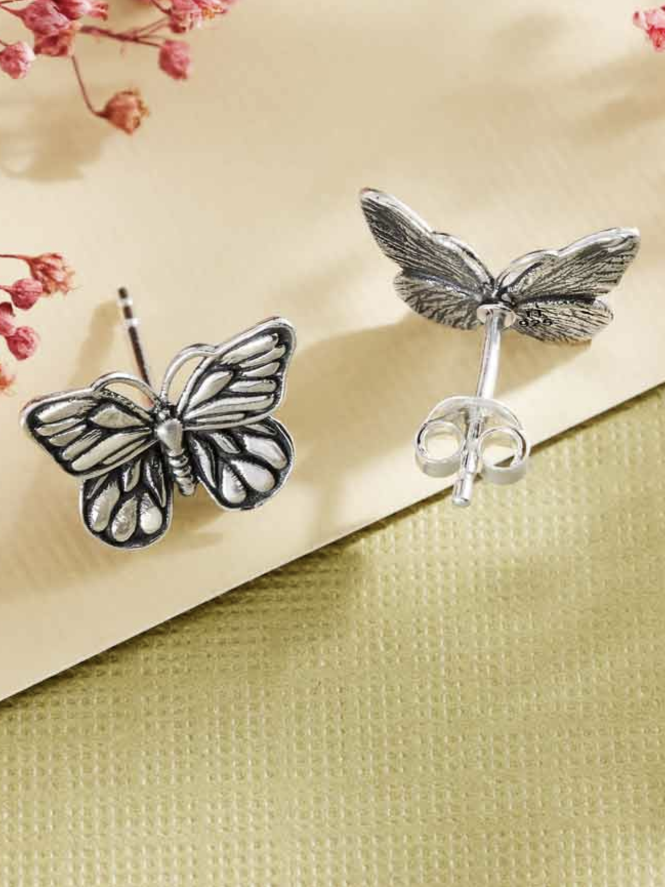 •MONARCH• silver stud earrings