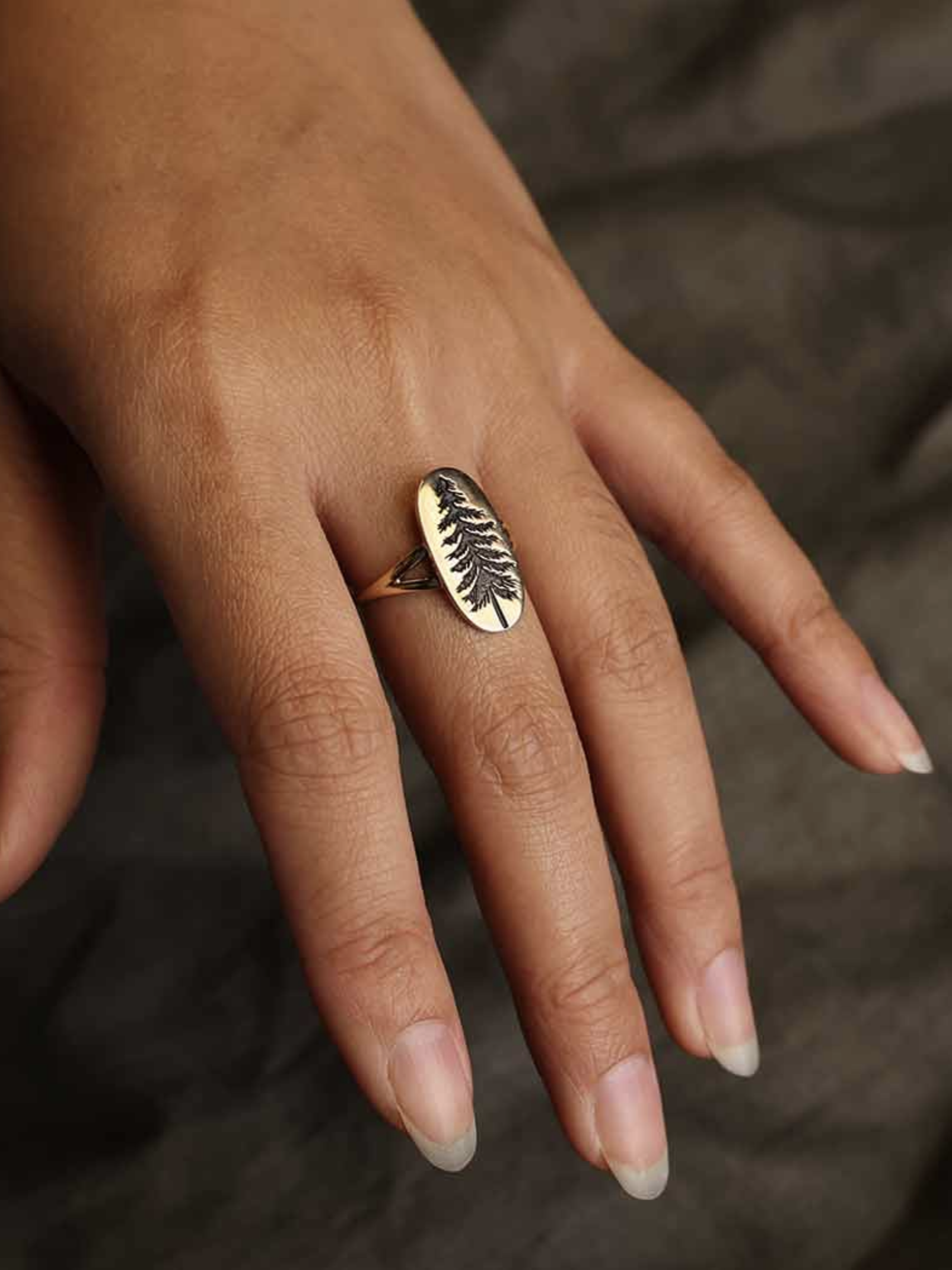 •TIMBER• bronze ring