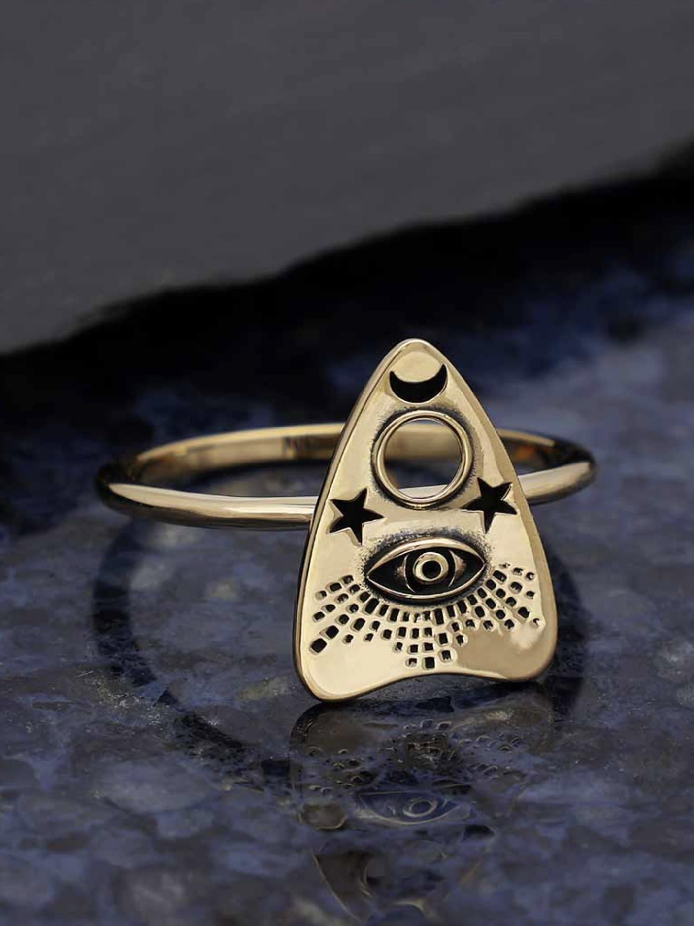 •PLANCHETTE• bronze ring