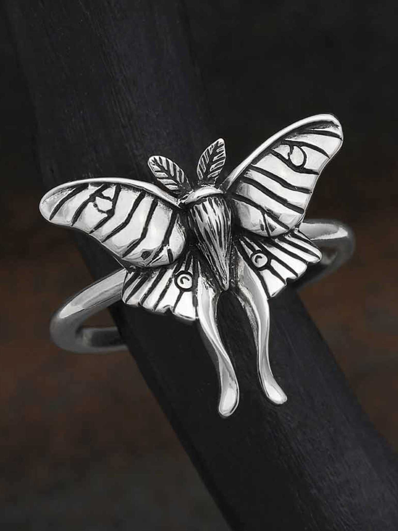 •SWEET LUNA• recycled silver ring