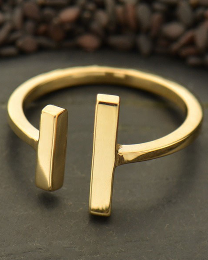 •FINDING BALANCE• adjustable bronze ring