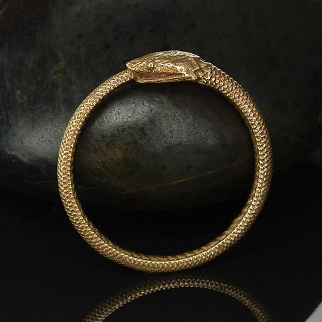 •OUROBOROS BAND• bronze ring