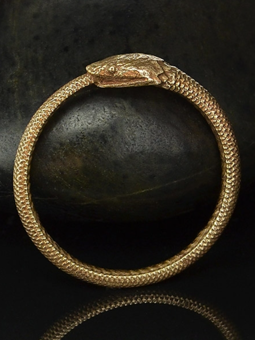 •OUROBOROS BAND• bronze ring