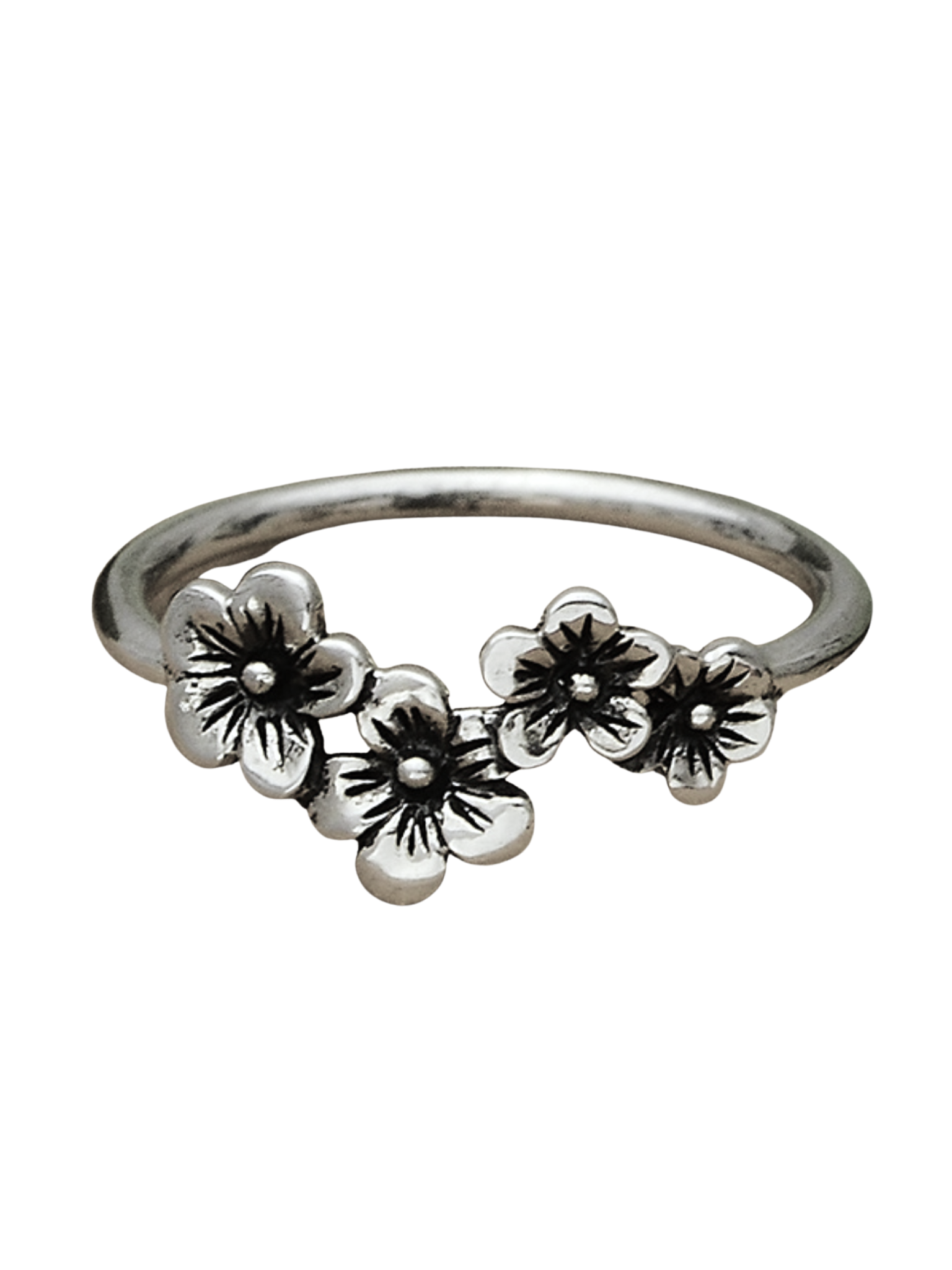 •SWEET CHERRY BLOSSOM• recycled silver ring